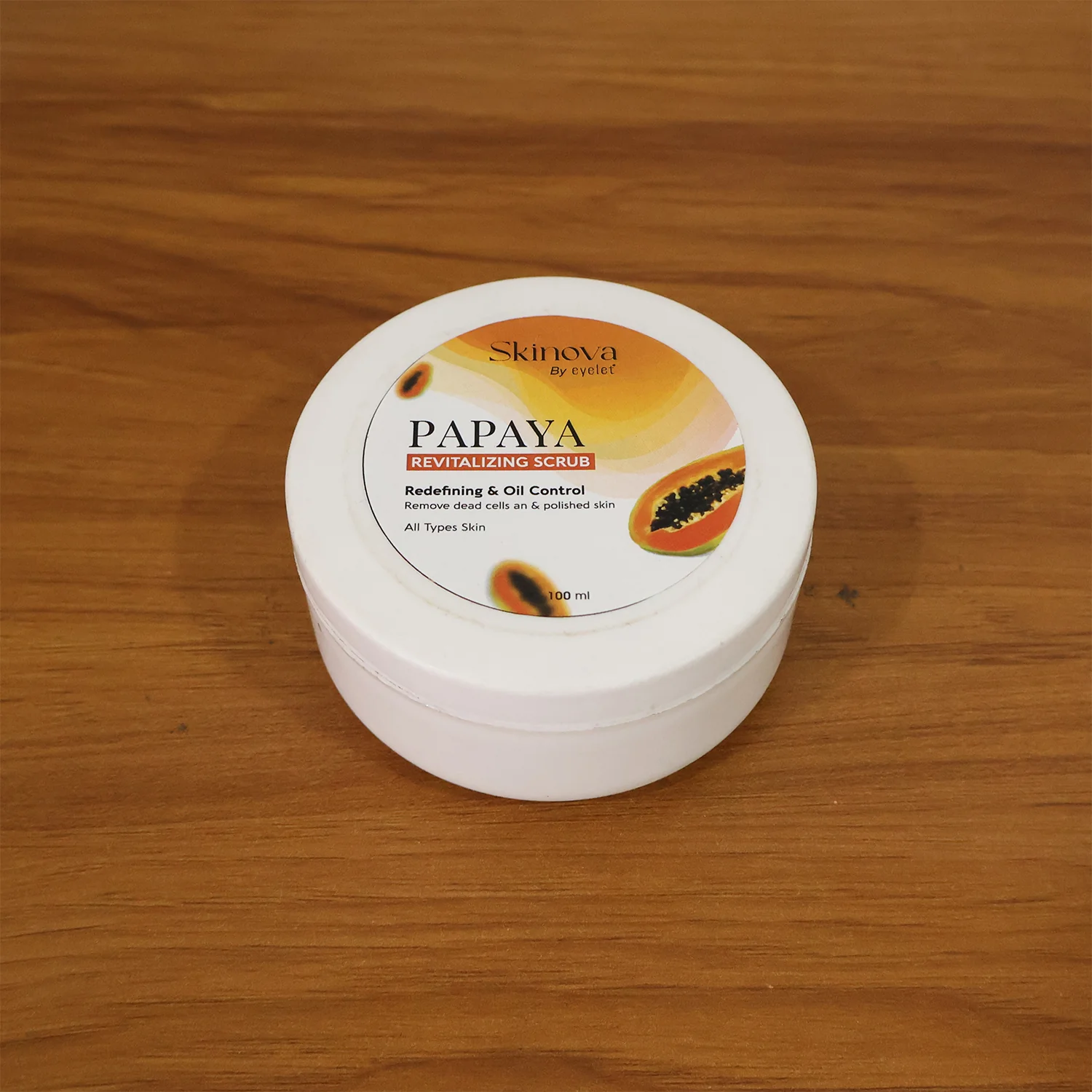 Eyelet Papaya Revitalizing Scrub – Exfoliating Face & Body Scrub(100ml) - Image 6