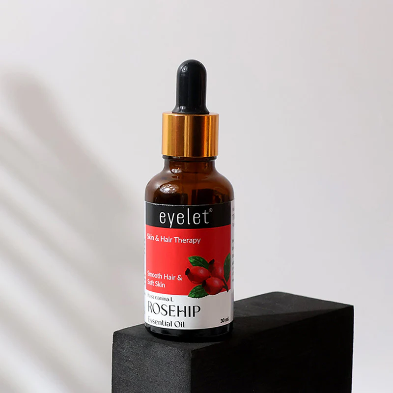 Eyelet Rosehip Essential Oil Natural Skin & Hair Therapy Oil for Smooth Hair - Image 6