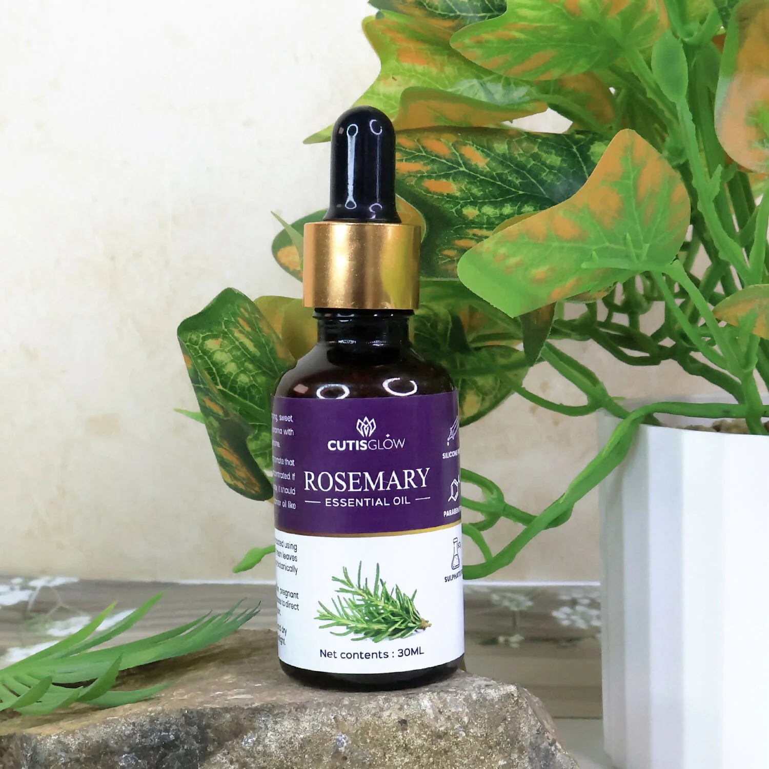 Eyelet Rosemary Essential Oil 30ml – Natural Oil for Hair Growth, Scalp Care - Image 4