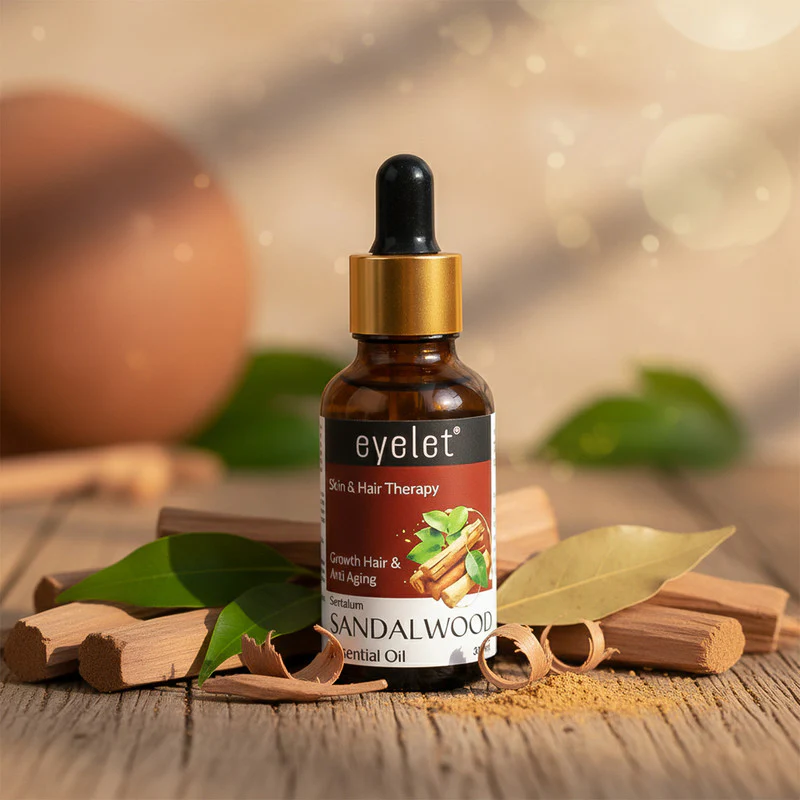 Eyelet Sandalwood Essential Oil for Smooth Skin & Natural Calmness – 30ML - Image 2