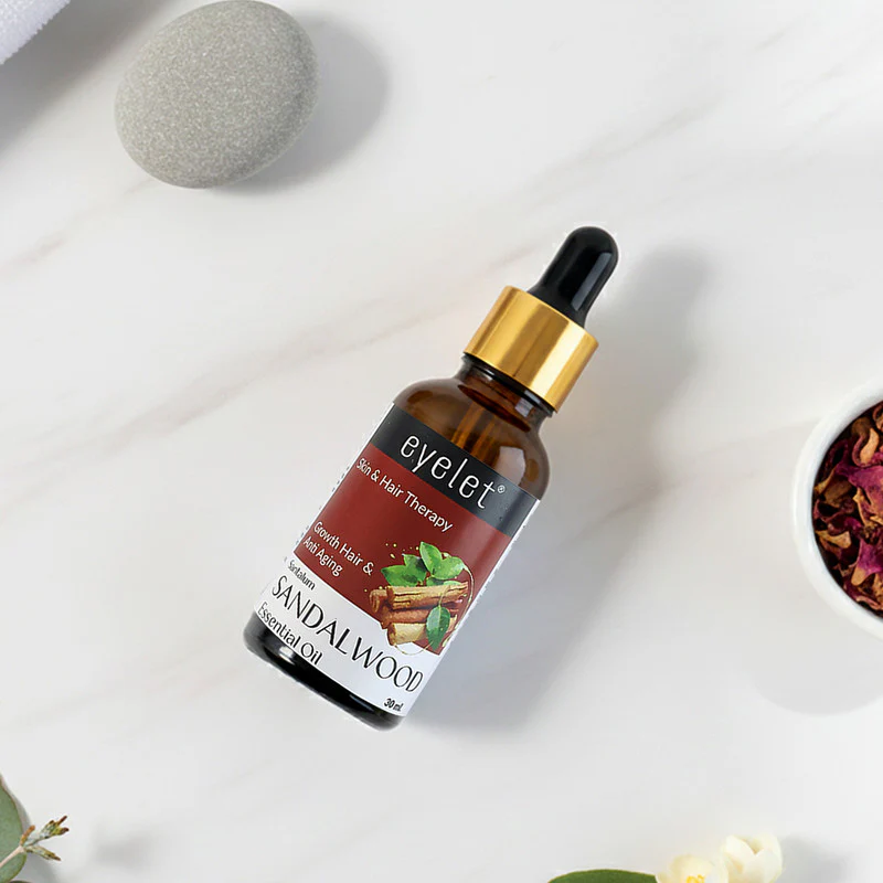 Eyelet Sandalwood Essential Oil for Smooth Skin & Natural Calmness – 30ML - Image 3