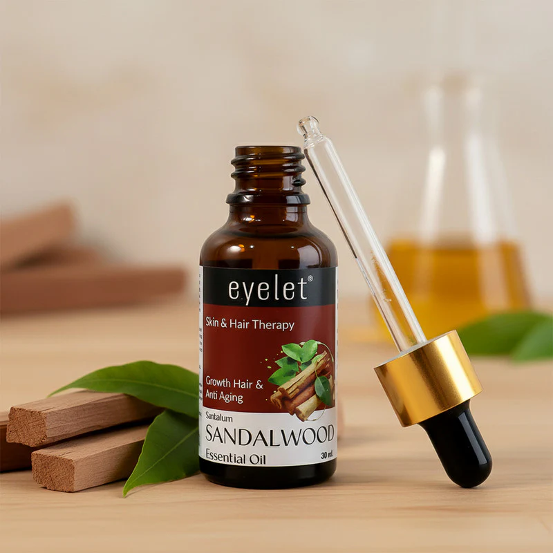 Eyelet Sandalwood Essential Oil for Smooth Skin & Natural Calmness – 30ML - Image 6