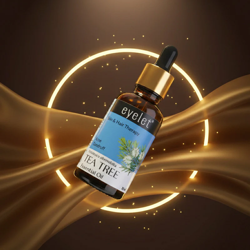 Eyelet Tea Tree Essential Oil for Clear Skin & Scalp Purification Support – 30ML - Image 5