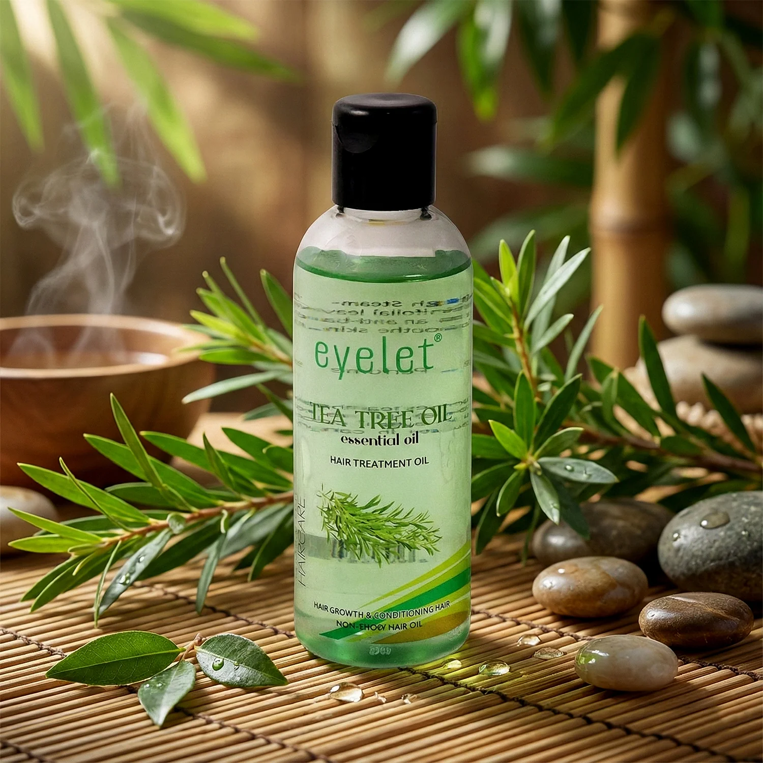 Eyelet Tea Tree Hair Oil 100ml – Essential Oil Hair Growth, Conditioning & Scalp Care - Image 4