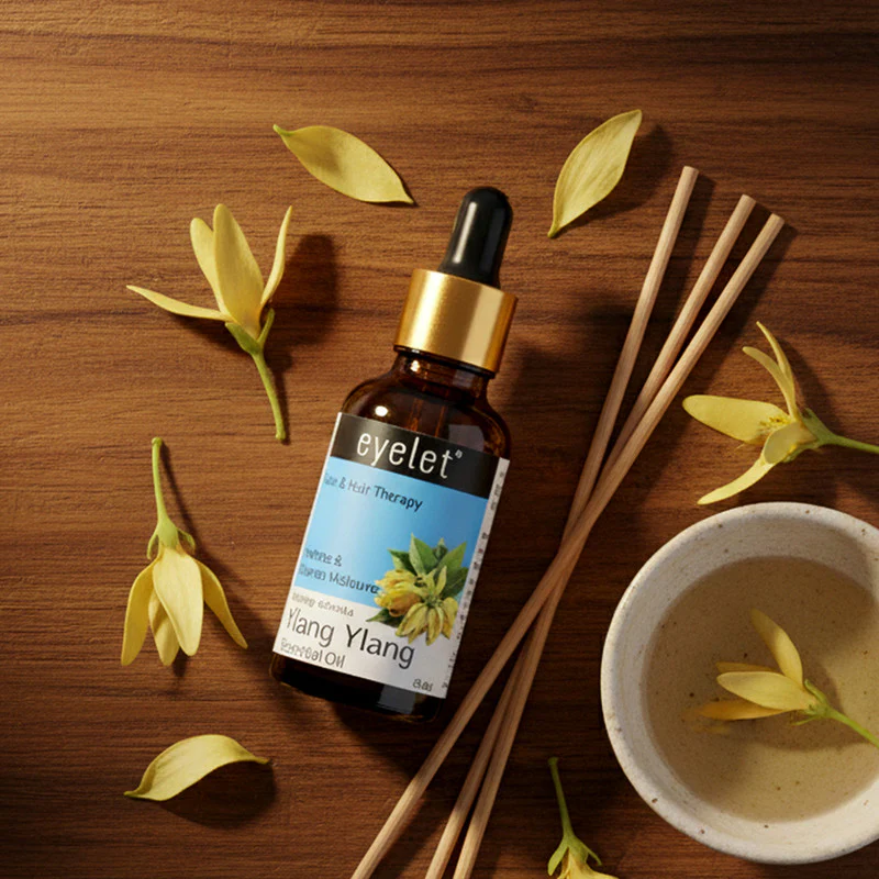 Eyelet Ylang Ylang Essential Oil Natural Skin & Hair Therapy Oil for Hydration - Image 2