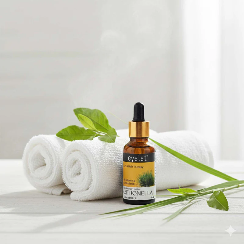 Eyelet Citronella Essential Oil (30 ML) – Natural Aromatherapy for Skin & Hair Care - Image 3