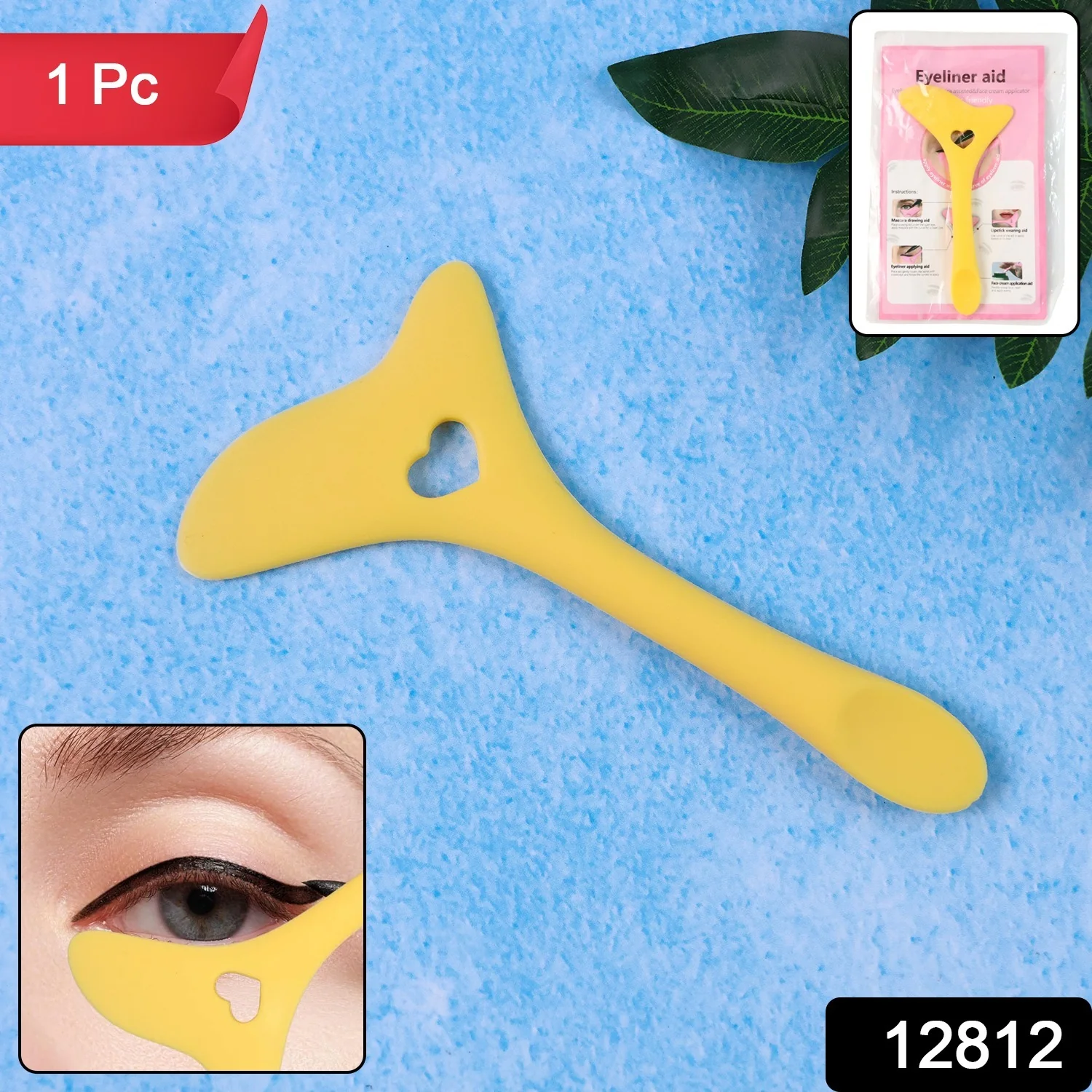 Eyeliner & Mascara Guard Stencil - (1 Pc) - Image 2