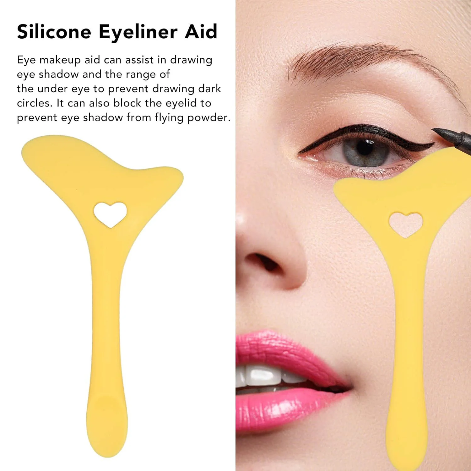 Eyeliner & Mascara Guard Stencil - (1 Pc) - Image 7