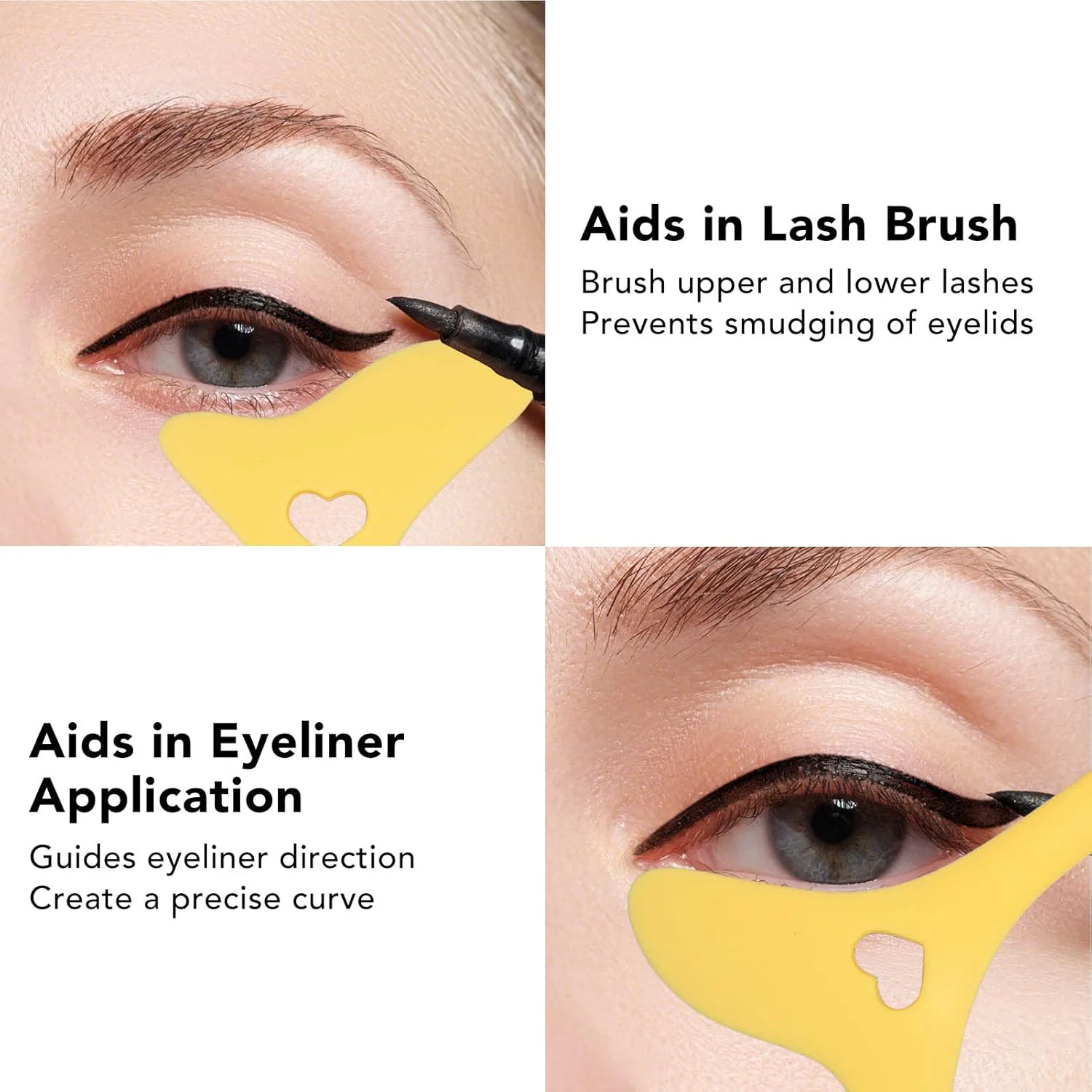 Eyeliner & Mascara Guard Stencil - (1 Pc) - Image 9