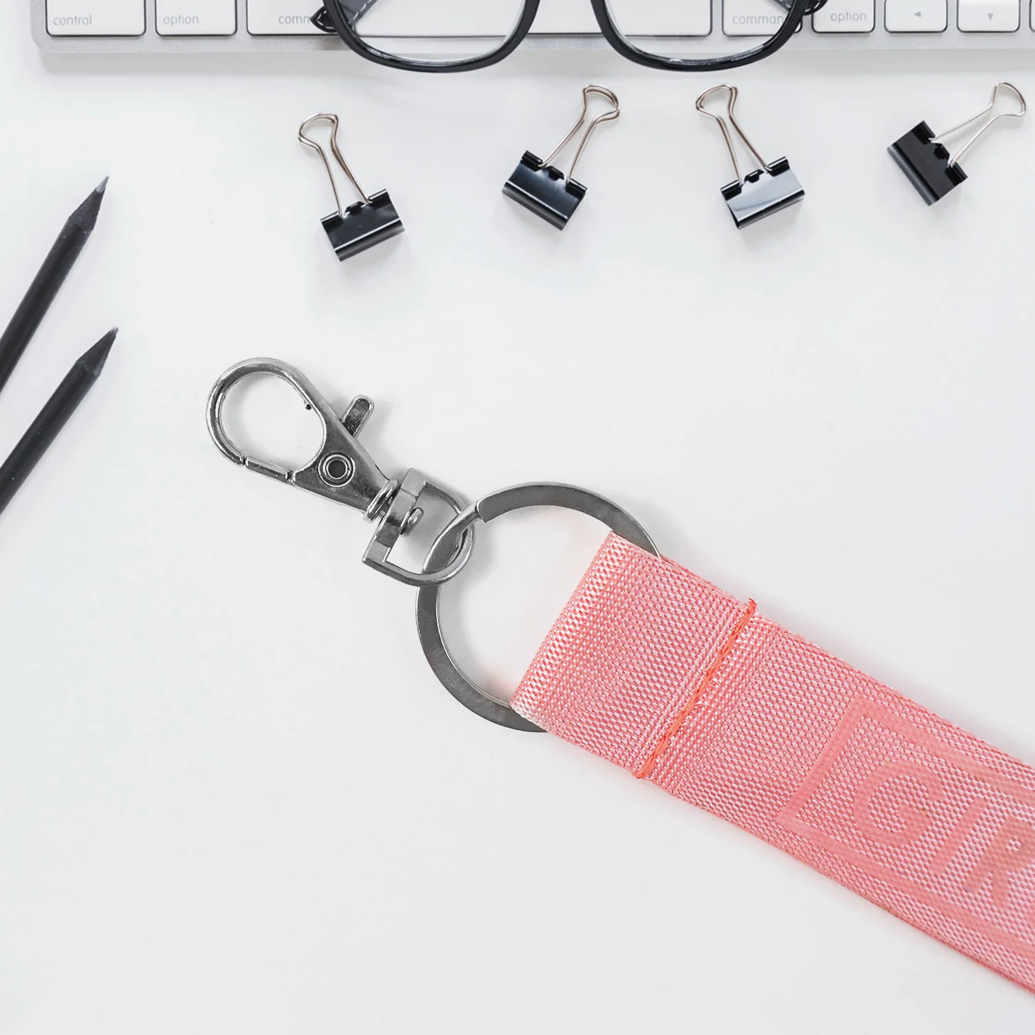 Fabric Ribbon Keychain (1 Pc, Mix Color) - Image 6