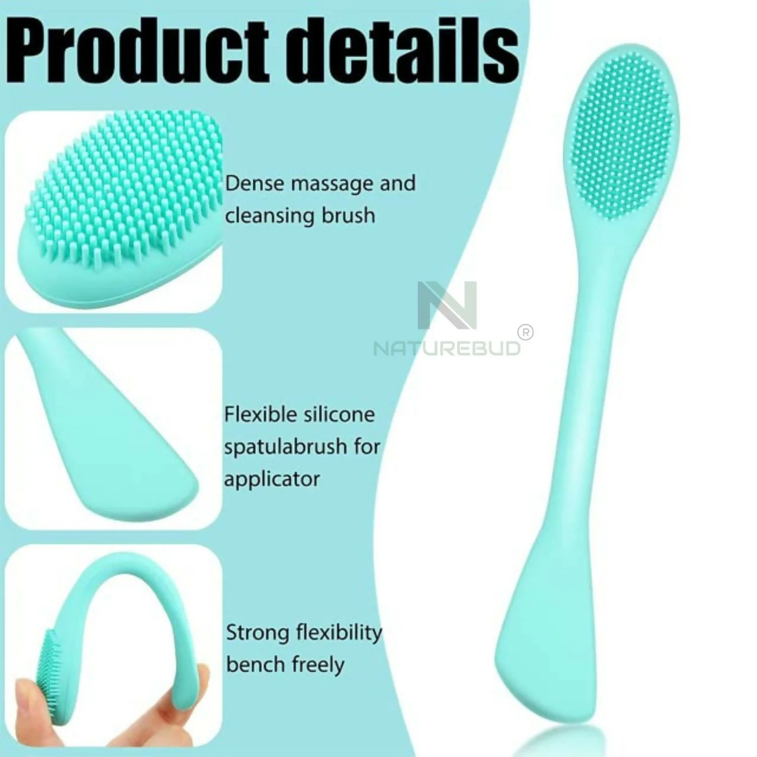Face Scrubber and Eyeliner Combo 3 Pcs Set - Image 4