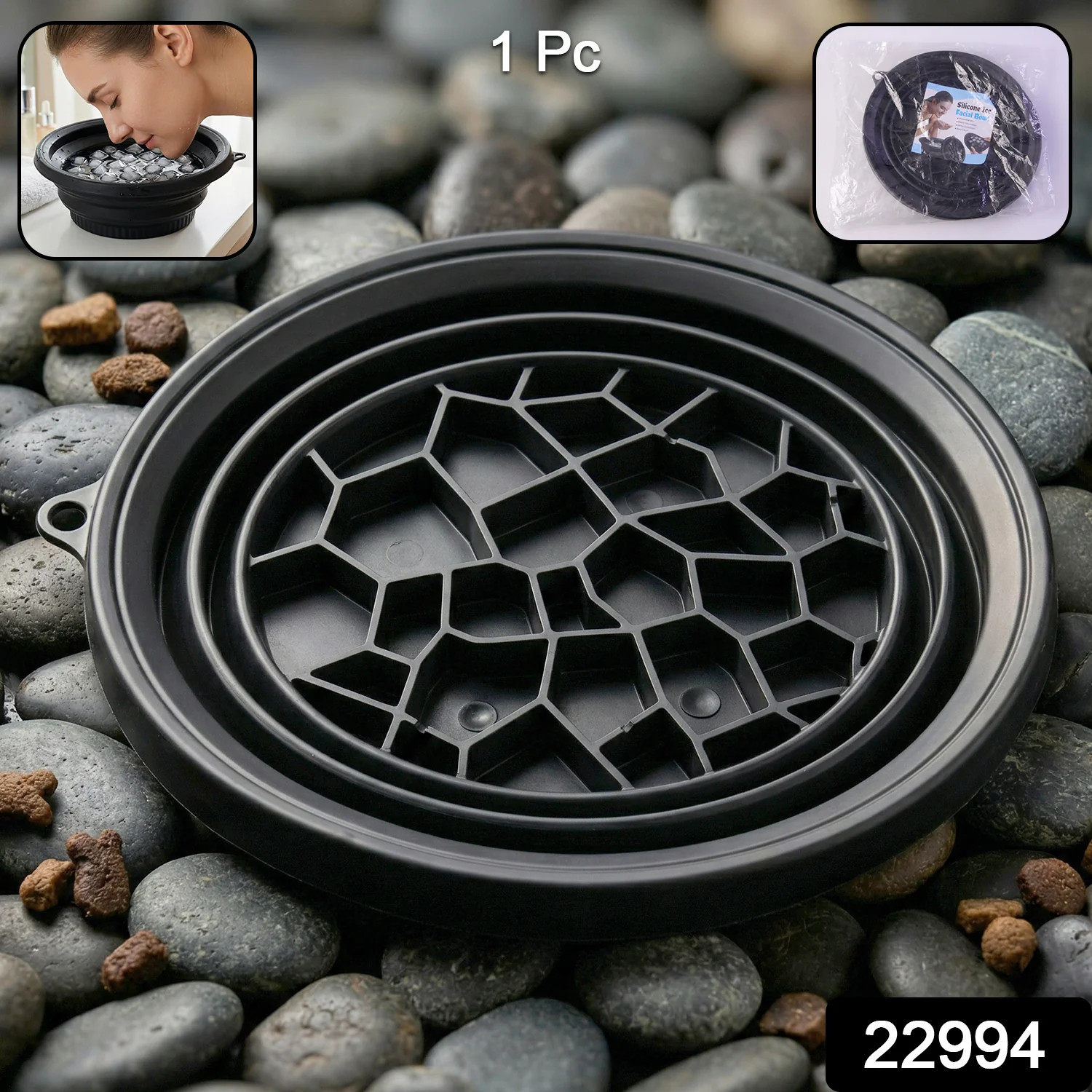 Facial Ice Bowl for Skin Care Ice Therapy Face Cooling Mold (1 Pc) - Image 2