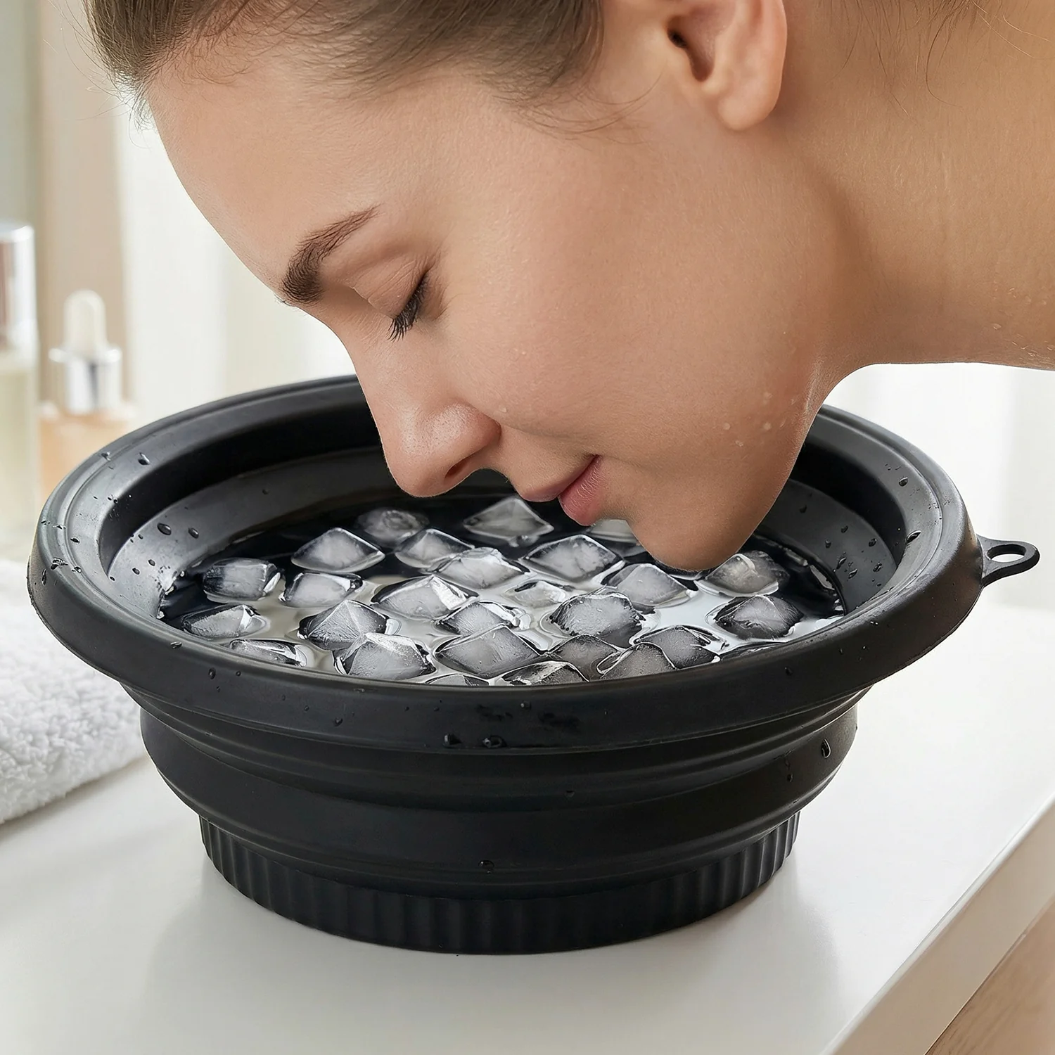 Facial Ice Bowl for Skin Care Ice Therapy Face Cooling Mold (1 Pc) - Image 3