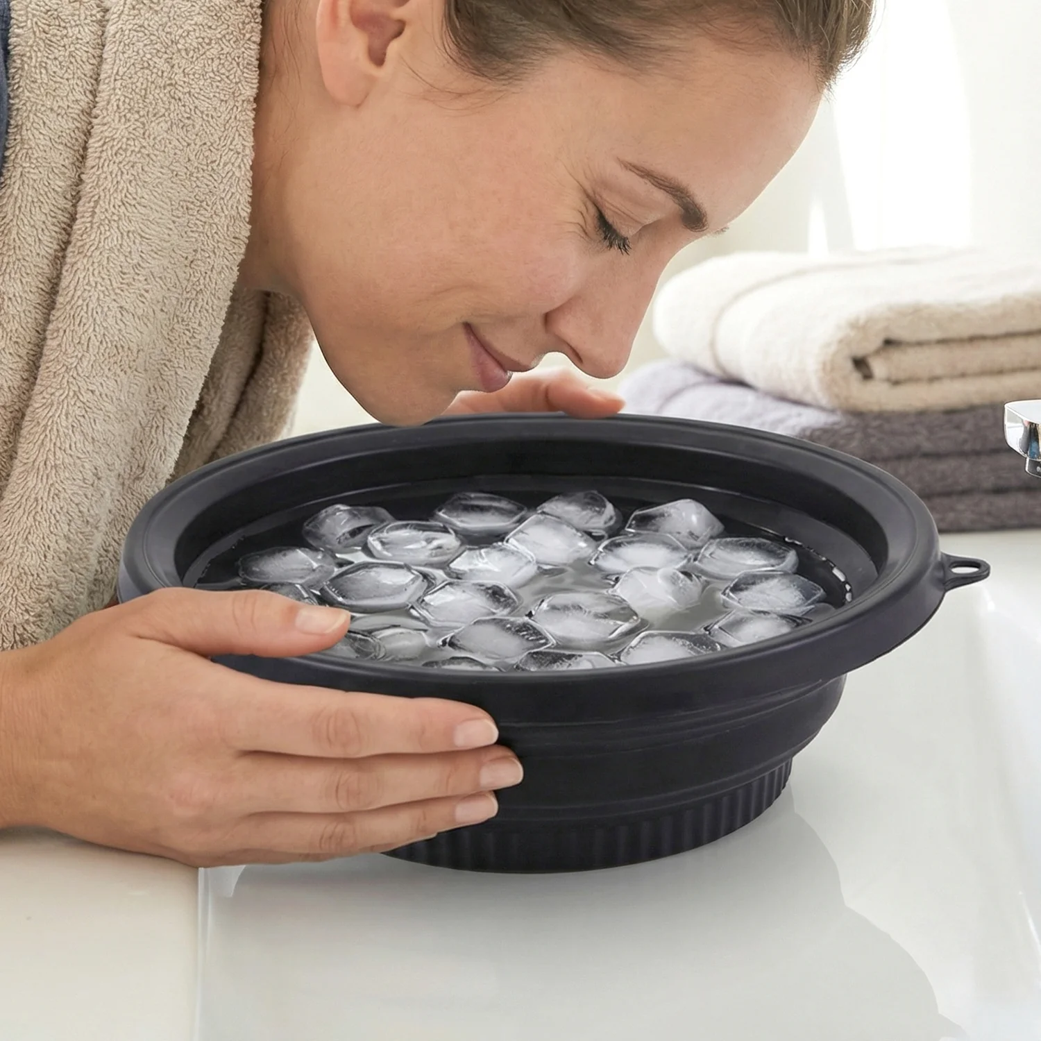 Facial Ice Bowl for Skin Care Ice Therapy Face Cooling Mold (1 Pc) - Image 5