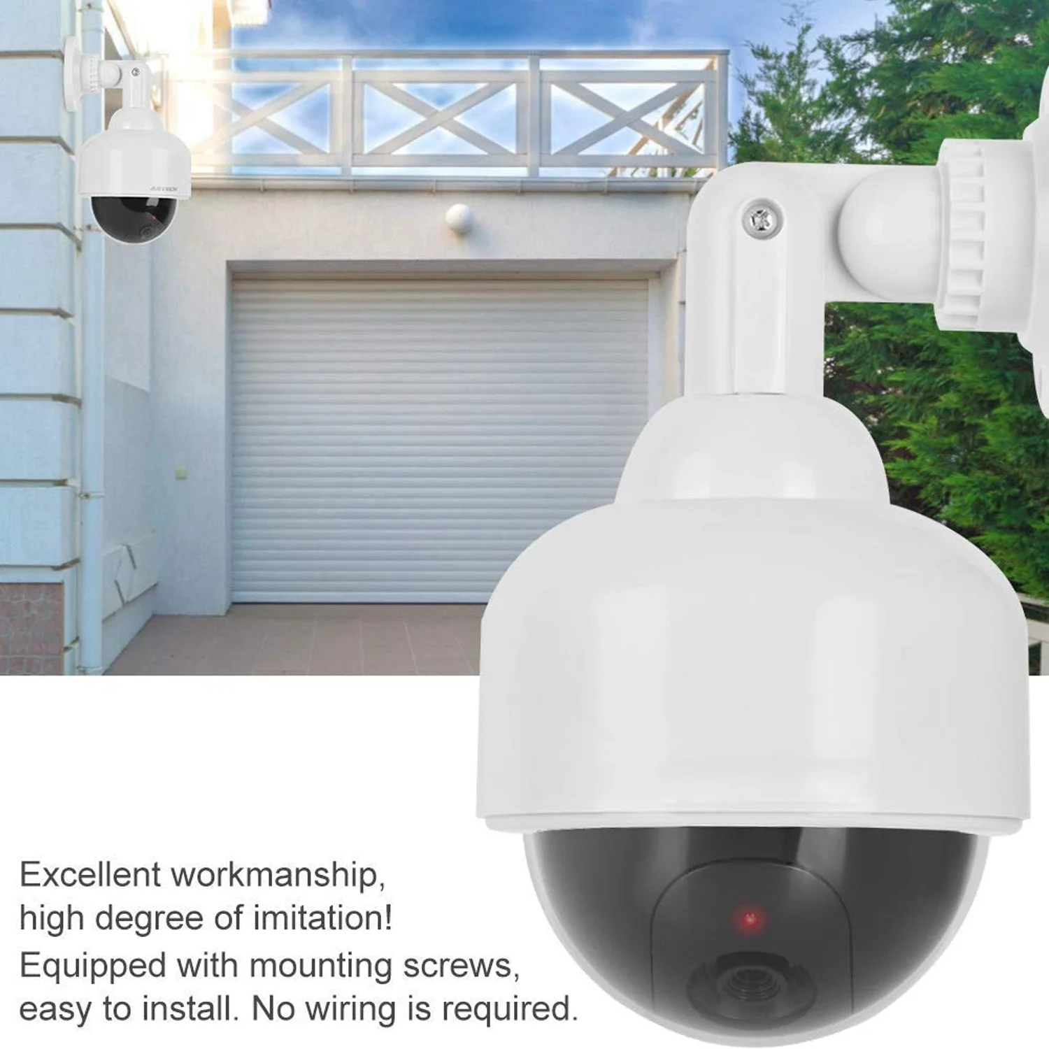 Fake / Dummy Camera CCTV, with Flashing Red LED Light (1 Pc / Battery Not Included) - Image 6