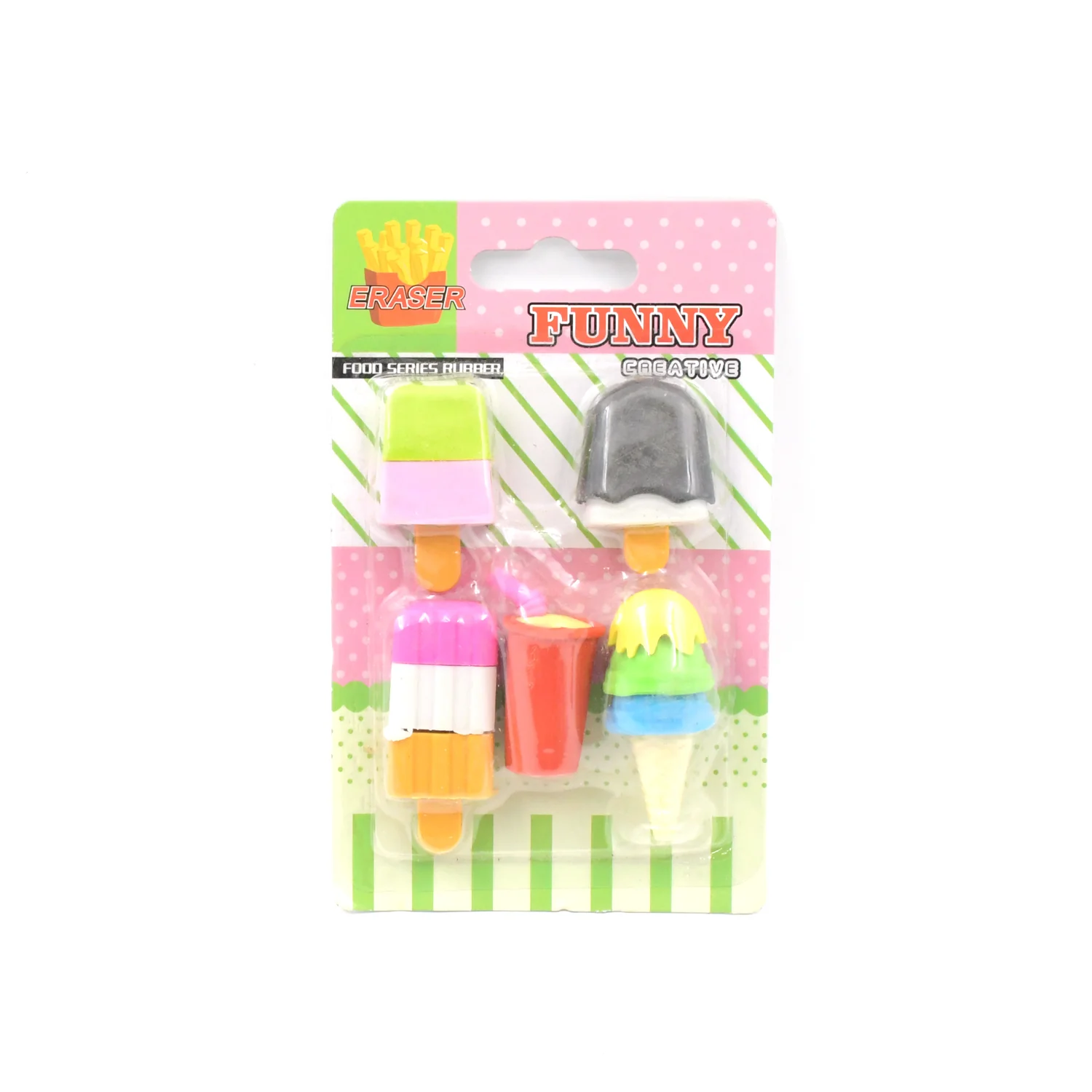 Mini Eraser Set for Kids (5 Pieces) - Fun Designs, Party Favors, School Prizes - Image 4