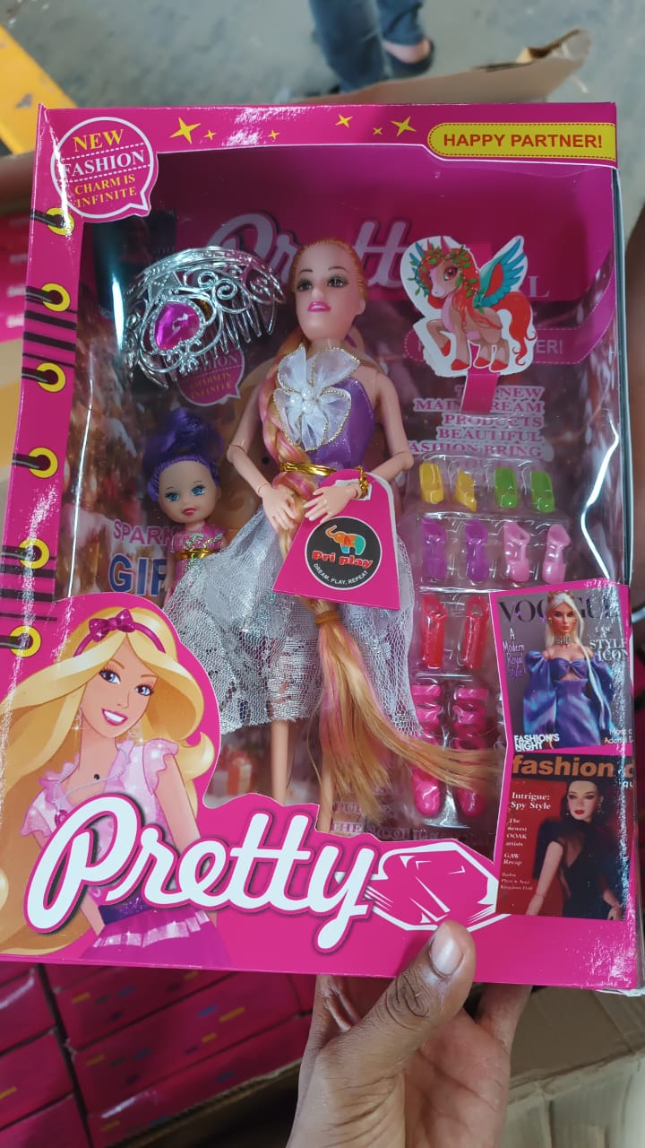 Fashion Doll with Baby Accessories Set (Mix Design) - Image 10