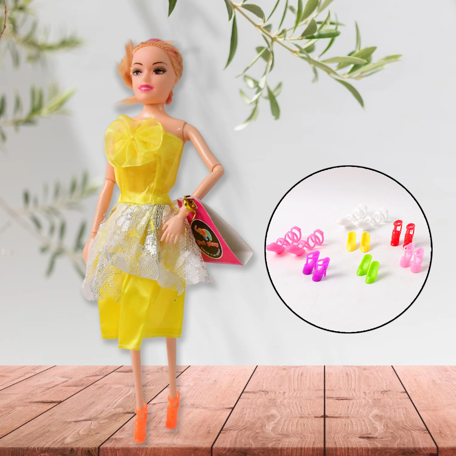 Fashion Doll with Baby Accessories Set (Mix Design) - Image 3
