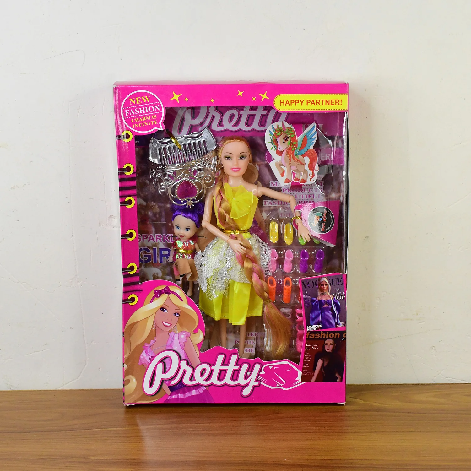 Fashion Doll with Baby Accessories Set (Mix Design) - Image 7