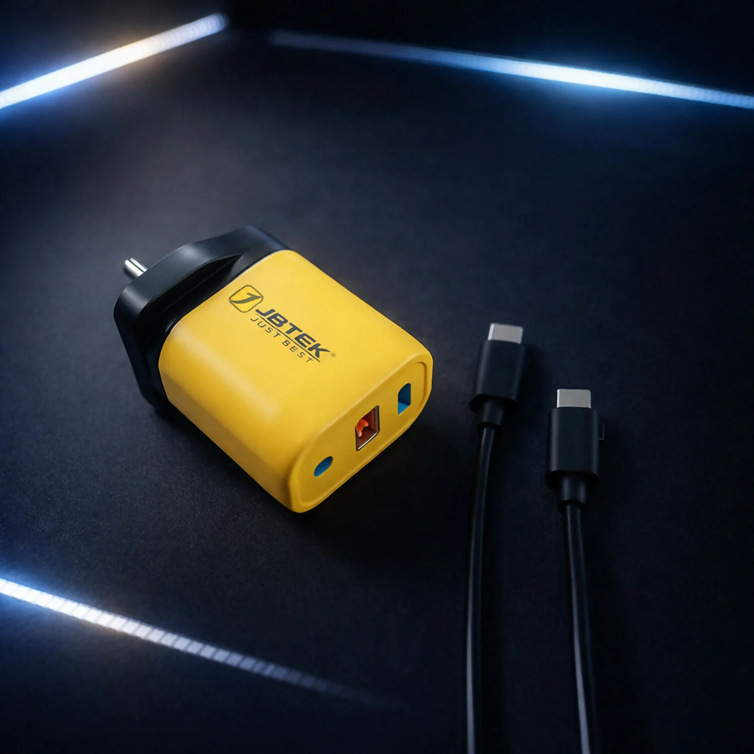 Fast 65W Charging Adapter with Dual Output Ports for Smartphones and Devices - Image 6