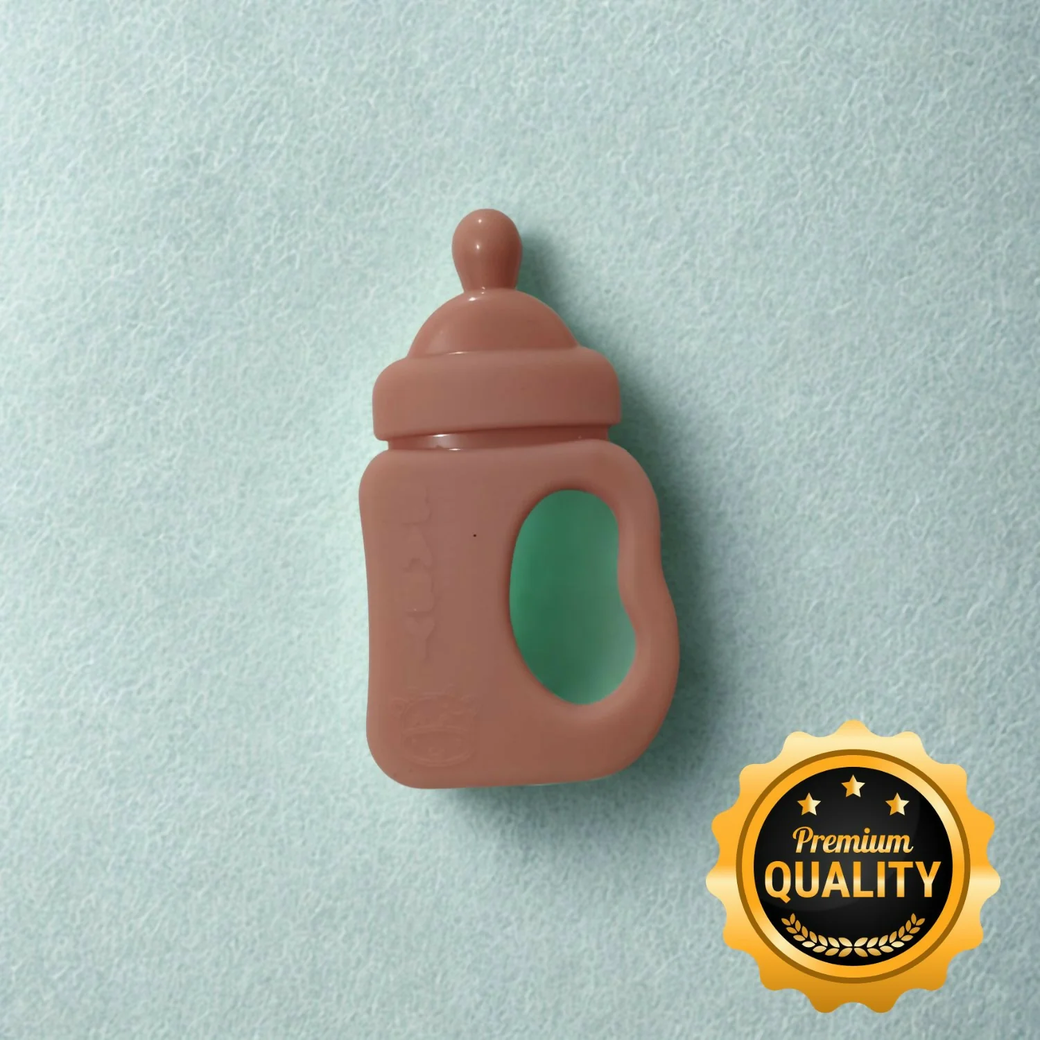 Feeding Bottle Shaped Silicon Baby Teether - Image 2