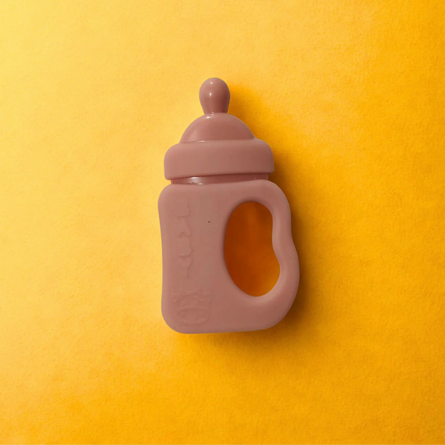 Feeding Bottle Shaped Silicon Baby Teether - Image 3