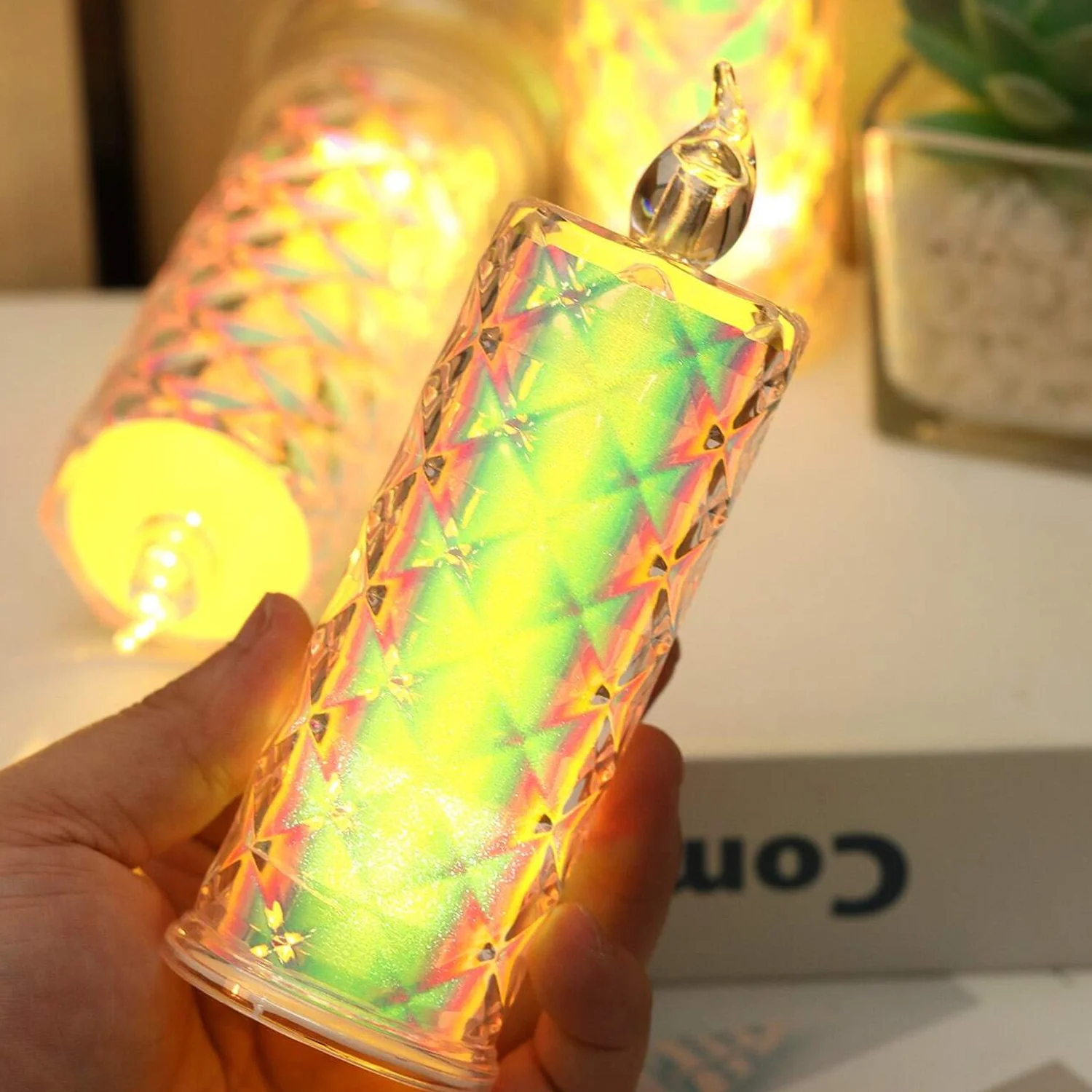 Festive Lighting for Any Occasion: 12 Pack LED Tealight Candles, Diwali - Image 3