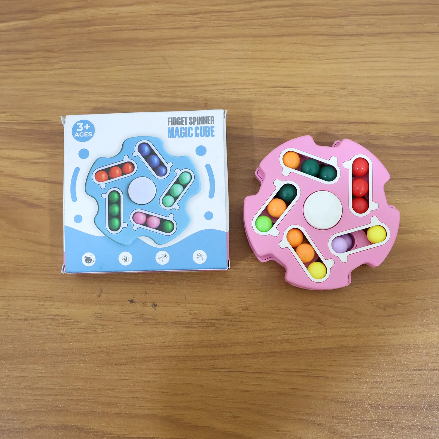 Fidget Magic Cube Spinner Toy – Multi-Track Finger Puzzle - Image 8