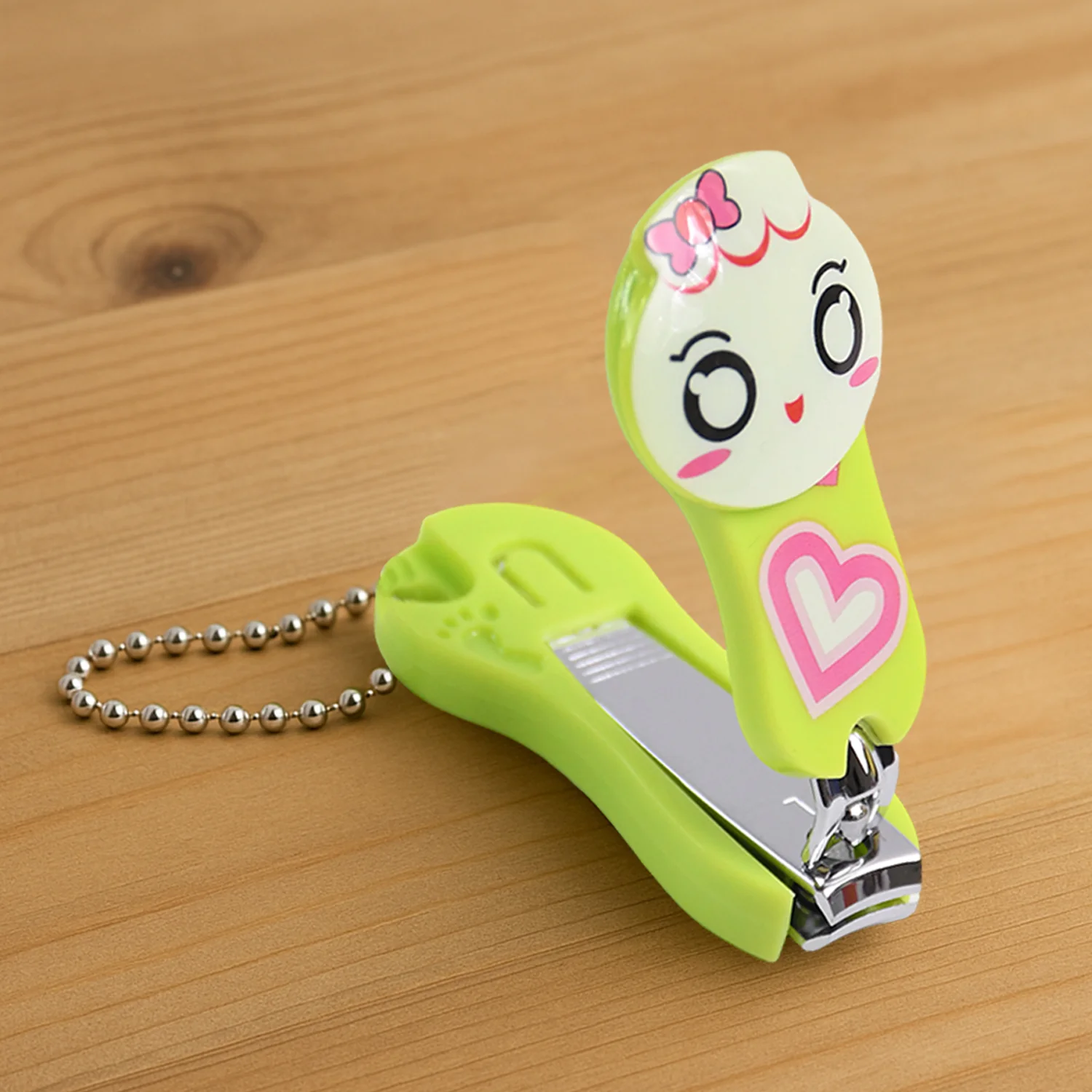 Cute Cartoon Nail Clipper with Keychain Portable Nail Cutter (1 Pc) - Image 3