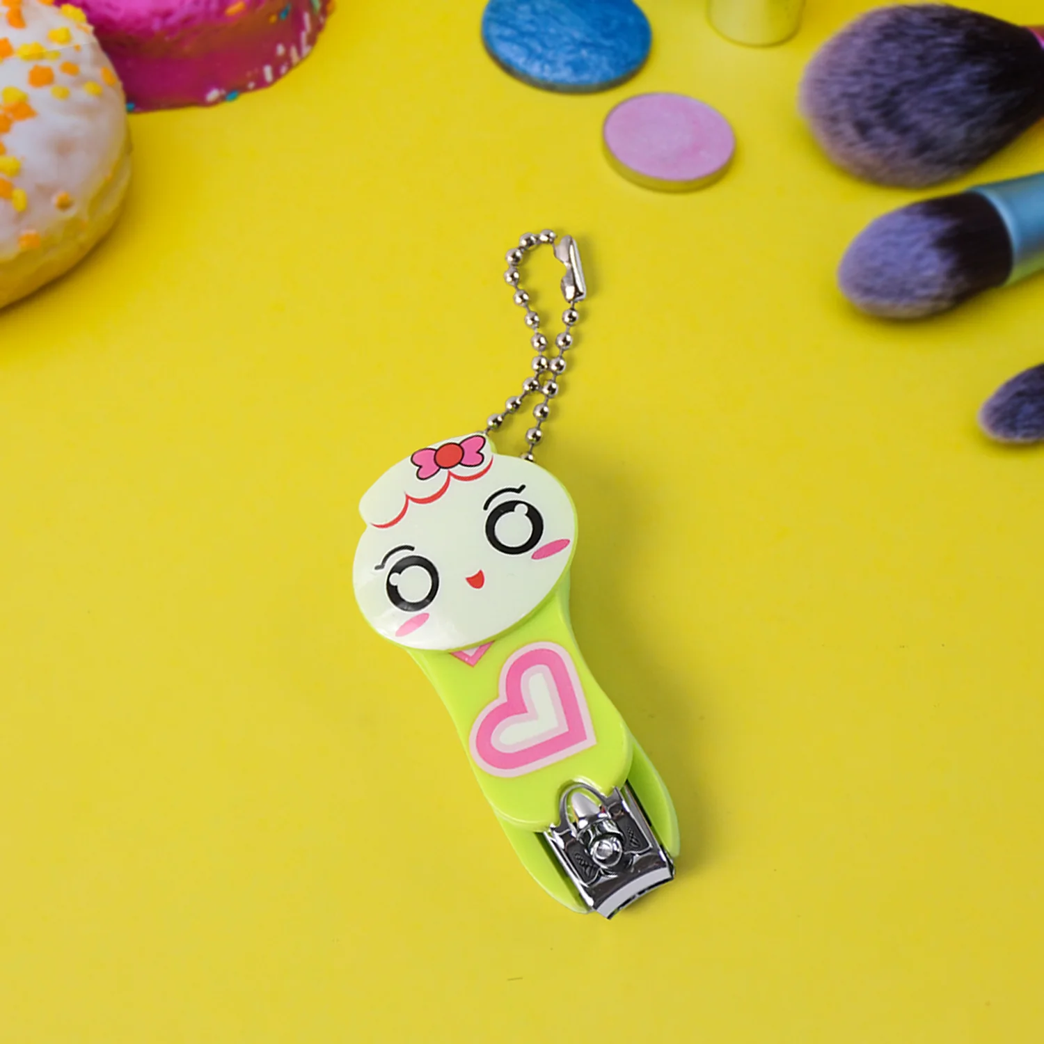 Cute Cartoon Nail Clipper with Keychain Portable Nail Cutter (1 Pc) - Image 6
