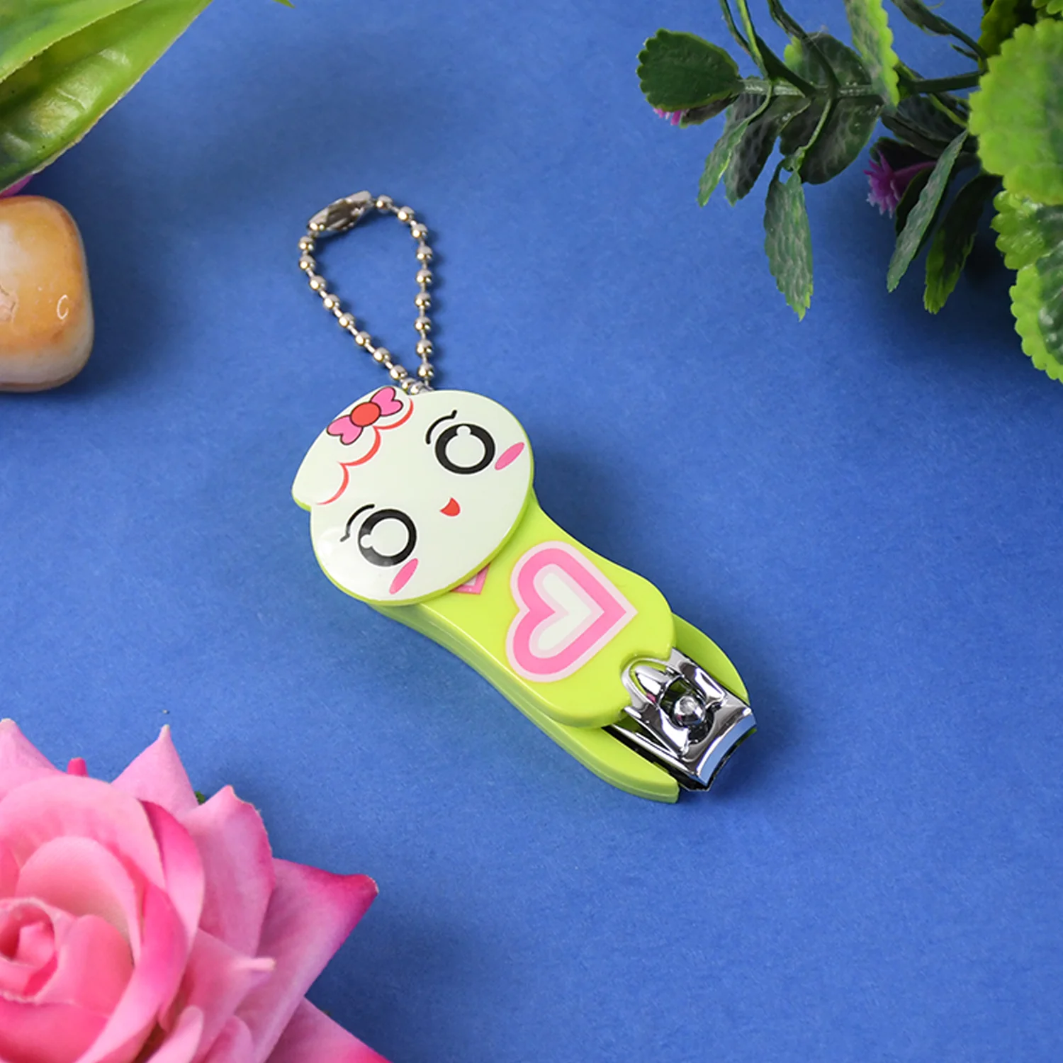 Cute Cartoon Nail Clipper with Keychain Portable Nail Cutter (1 Pc) - Image 7