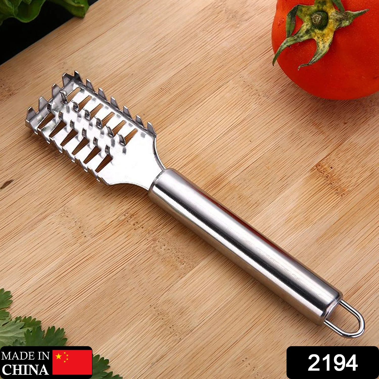 Stainless Steel Fish Scale Remover Scraper – Sawtooth Kitchen Tool - Image 2