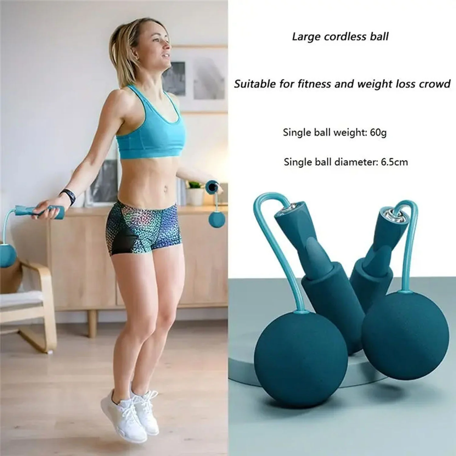 Fitness Wrist Ball Exercise Tool with Handle Grip (2 Pc) - Image 3