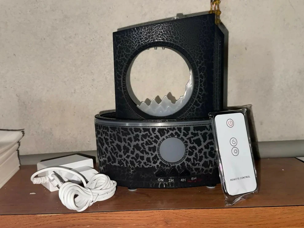 Flame Effect Aroma Diffuser with Remote LED Humidifier - Image 6
