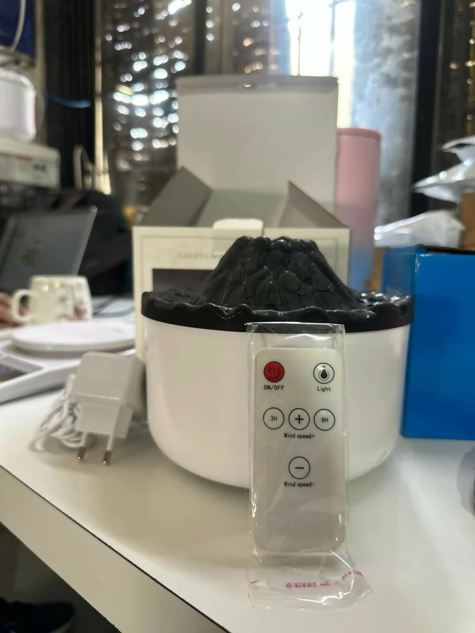 Flame Effect Ultrasonic Humidifier Volcano Aroma Diffuser - Image 6