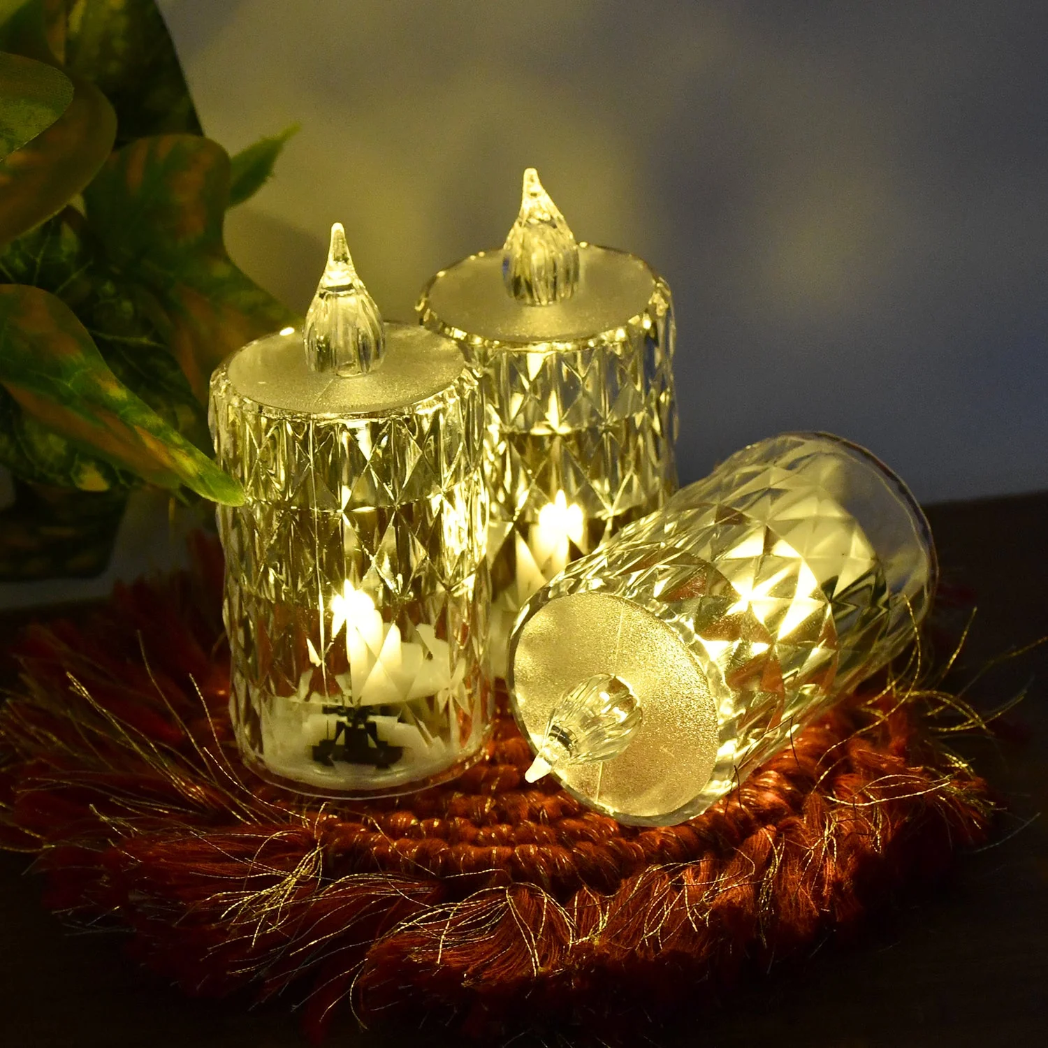 Flameless and Smokeless Decorative Candles LED Tea Light, Diwali (24 Pcs Set) - Image 7