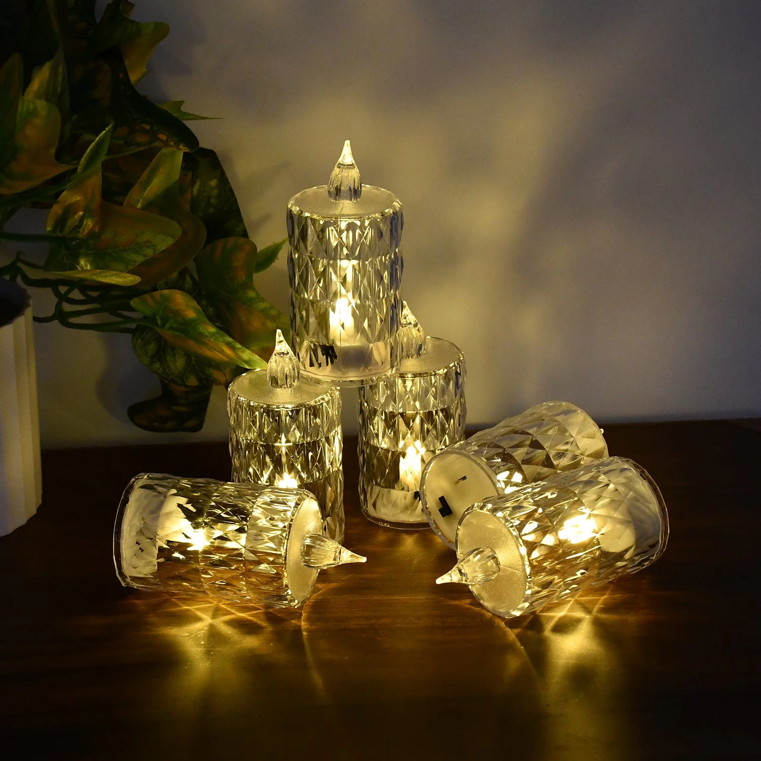 Flameless and Smokeless Decorative Candles LED Tea Light, Diwali (24 Pcs Set) - Image 8