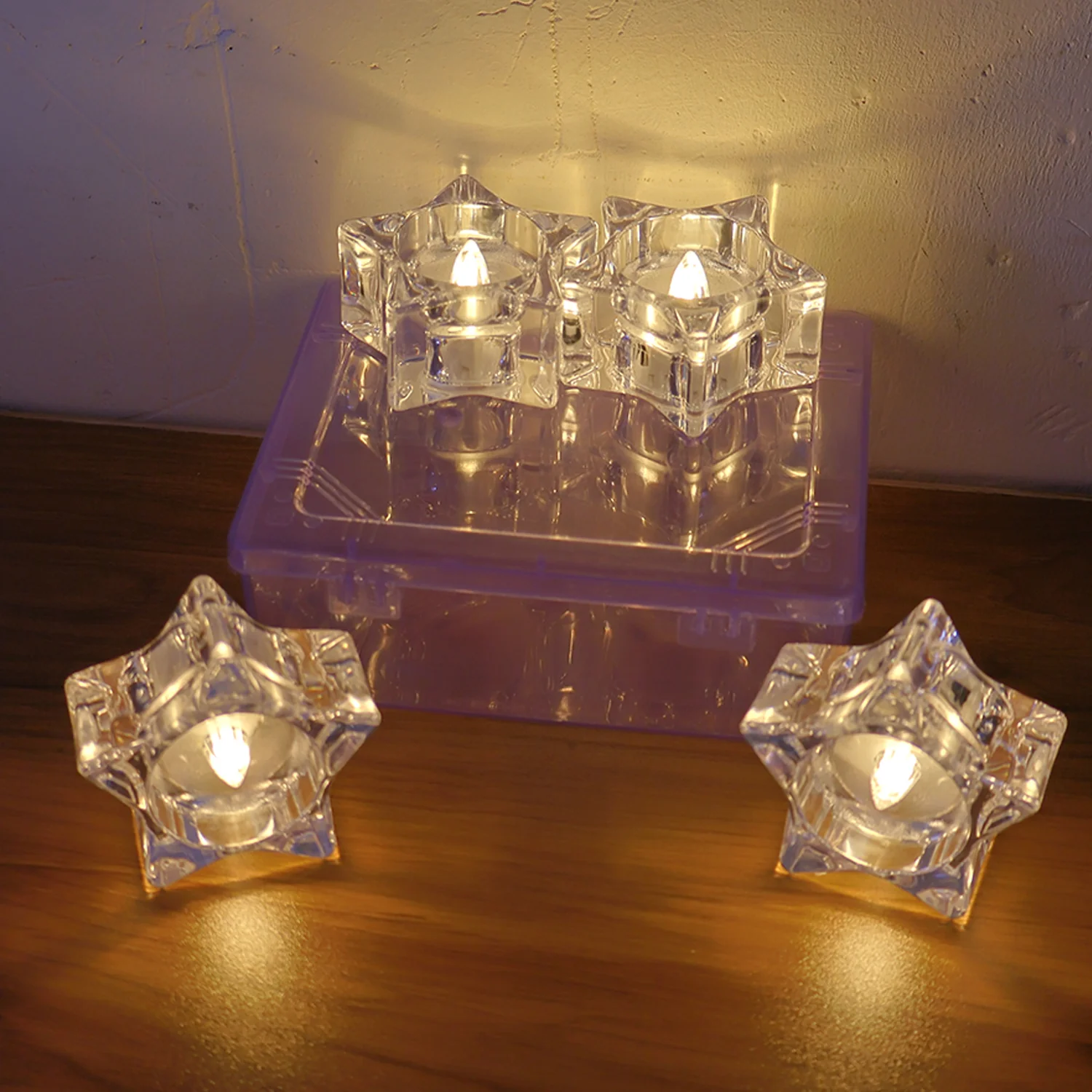 Flameless Star-Shaped LED Candles (4 Pc / Set) - Image 9