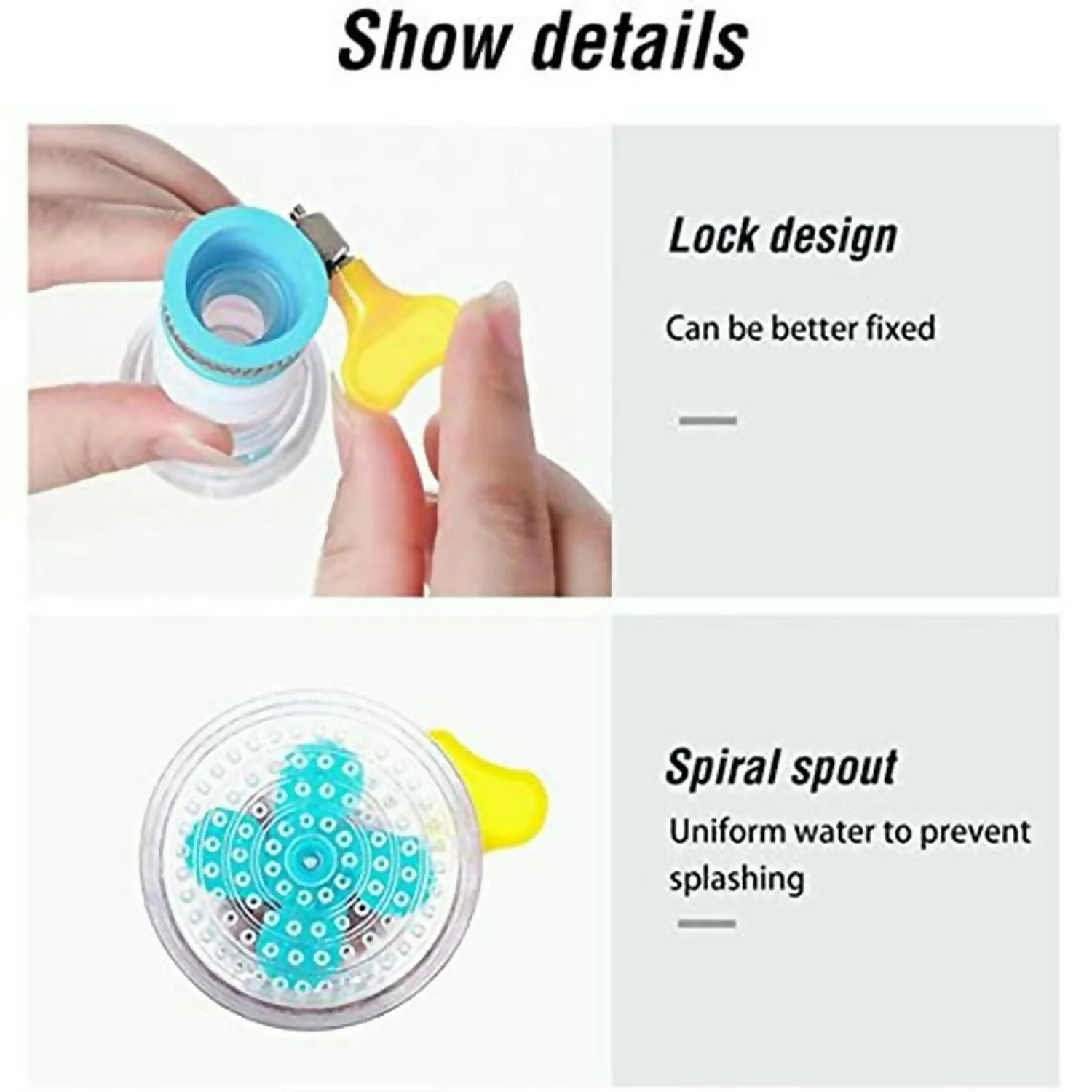 Flexible Kitchen Faucet Water Filter Tap Extender with Spray - Image 3