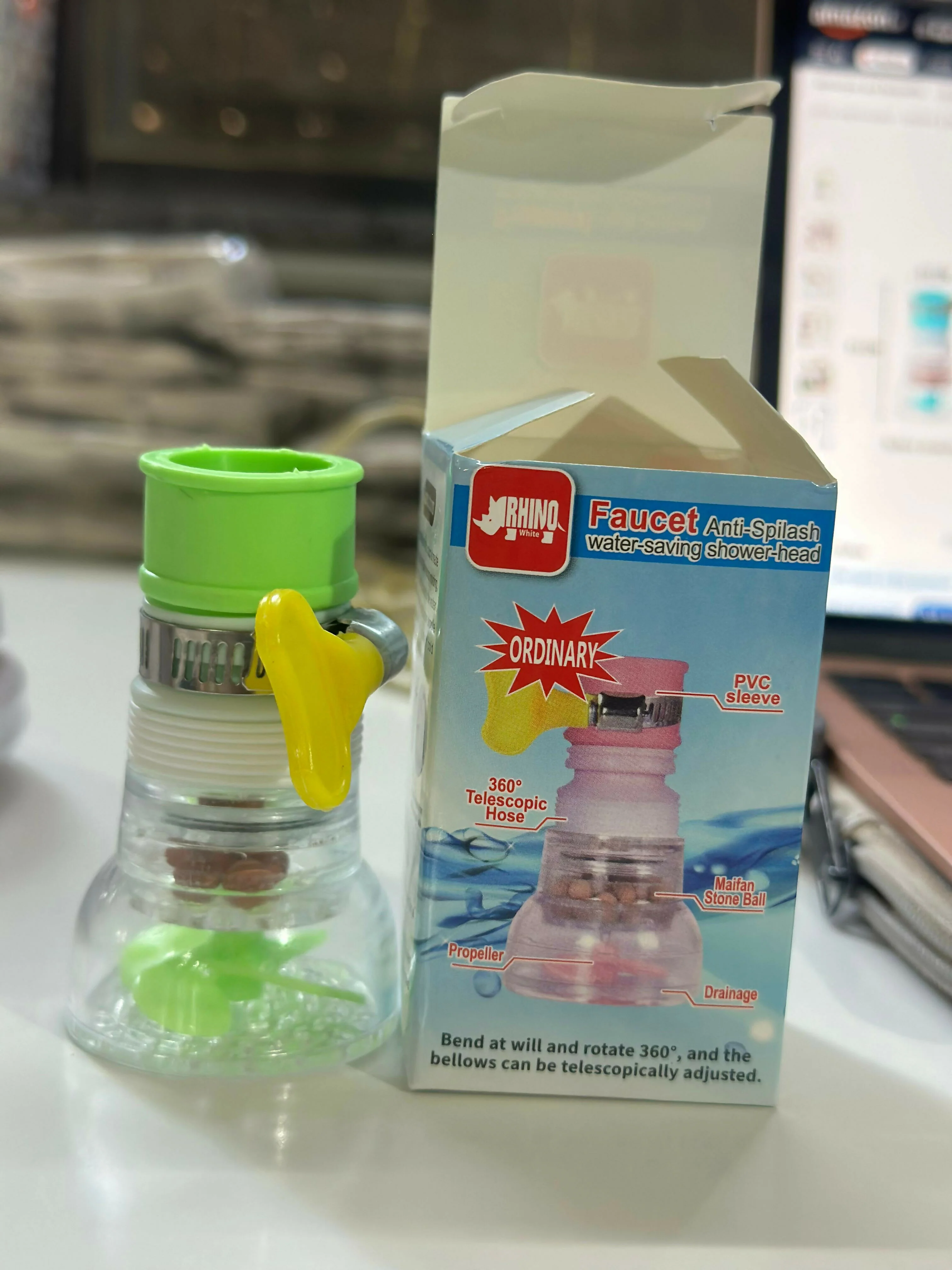 Flexible Kitchen Faucet Water Filter Tap Extender with Spray - Image 7