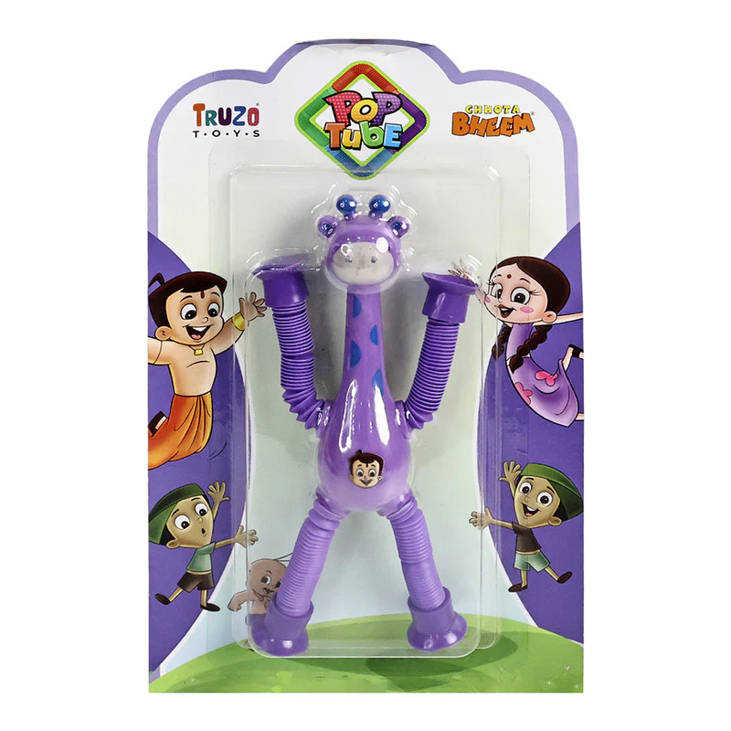 Flexible Pop Tube Giraffe Toy for Kids - Image 5