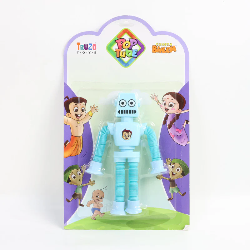 Flexible Pop Tube Robot Toy – Bendable Action Figure with Movable Arms & Legs - Image 6