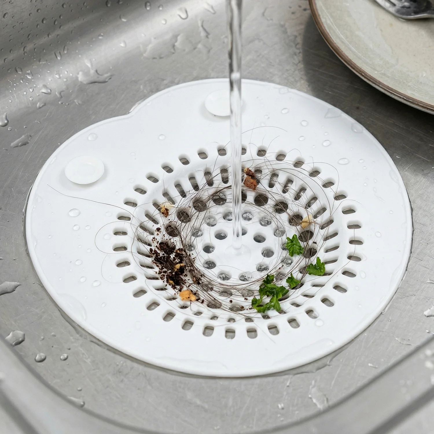 Flexible Silicone Sink Drain Strainer (1 Pc) - Image 3