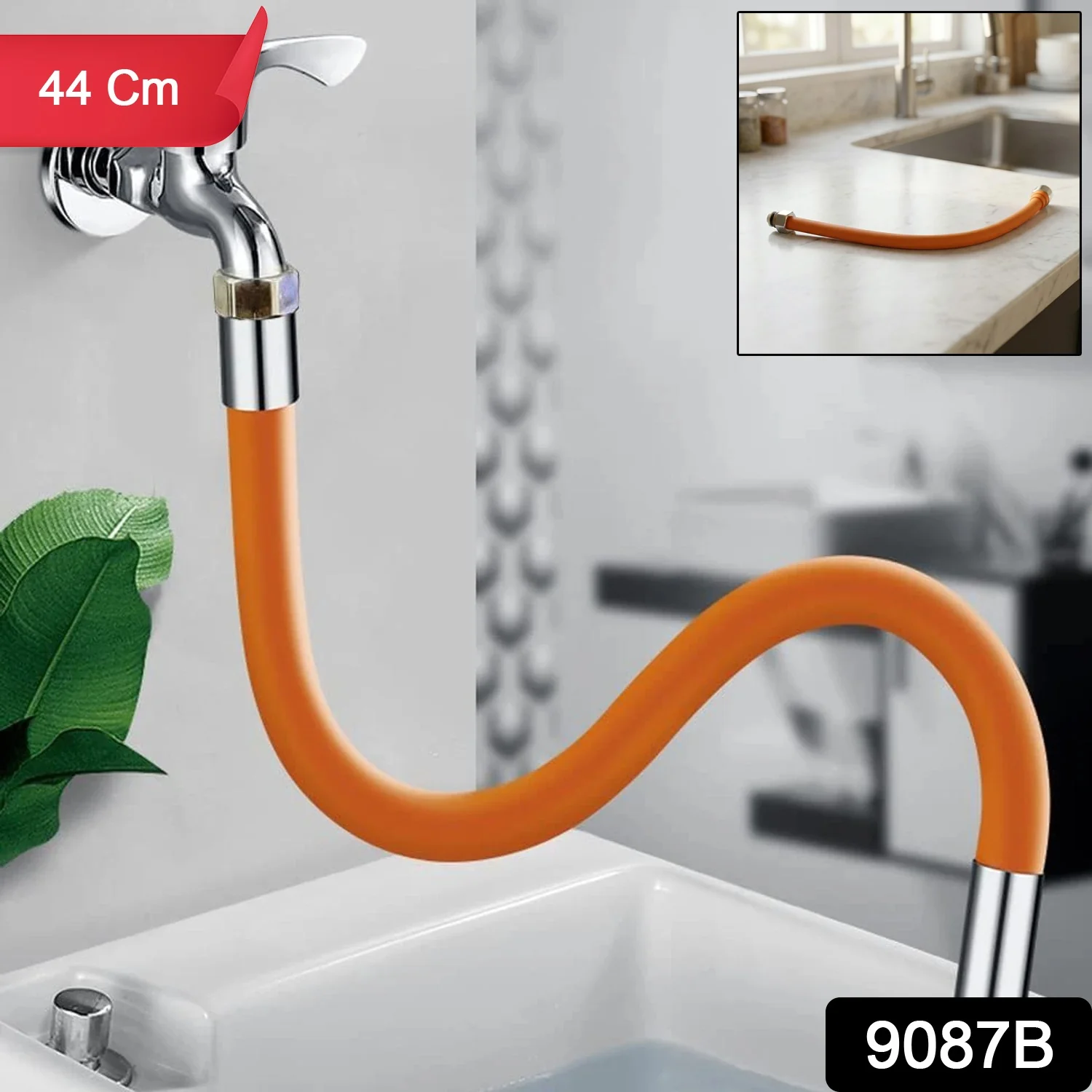 Flexible Silicone Water Tap Extender Pipe 44 Cm 1 Pc - Image 2