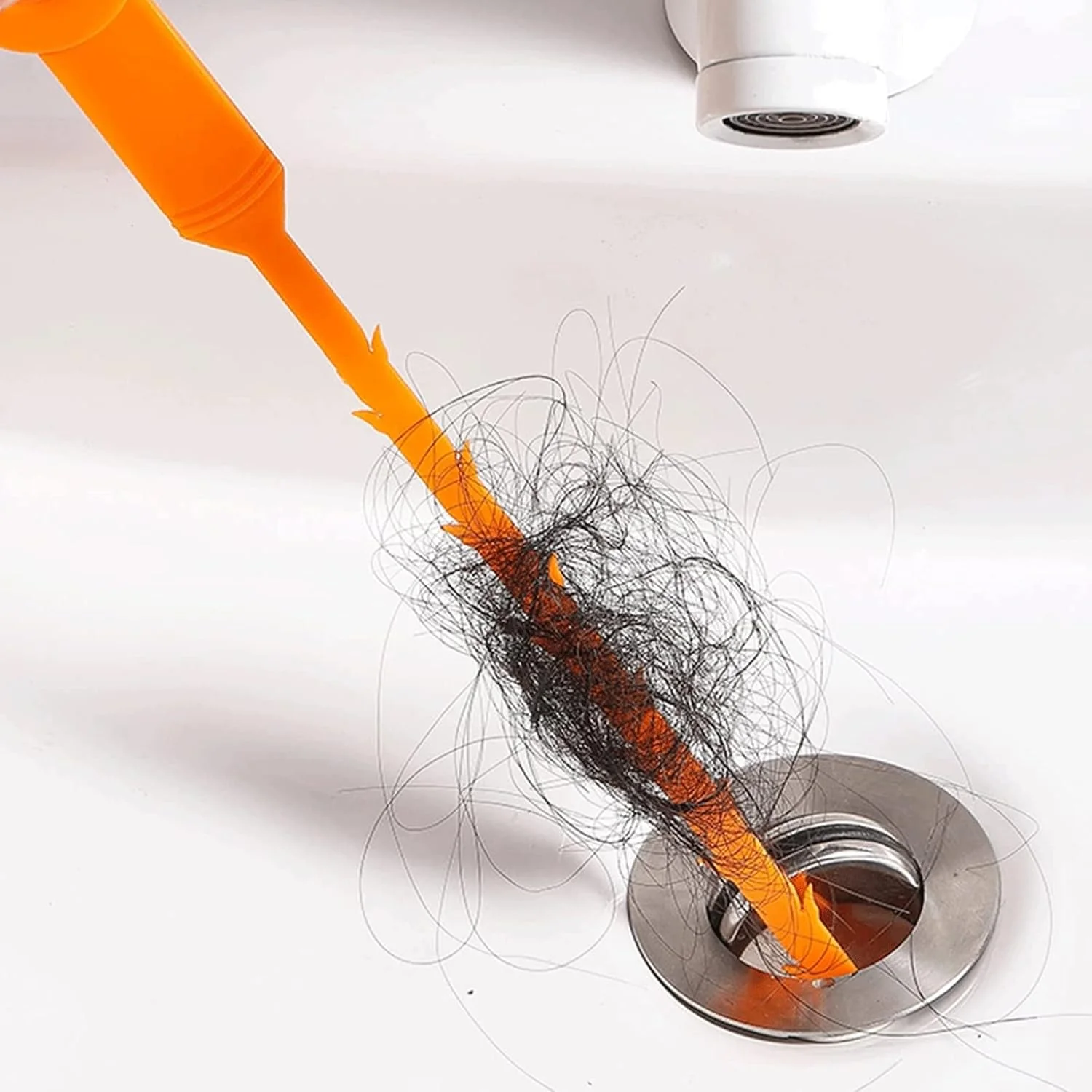 Flexible Sink & Drain Cleaning Stick – 50 cm Long (Pack of 3) - Image 3