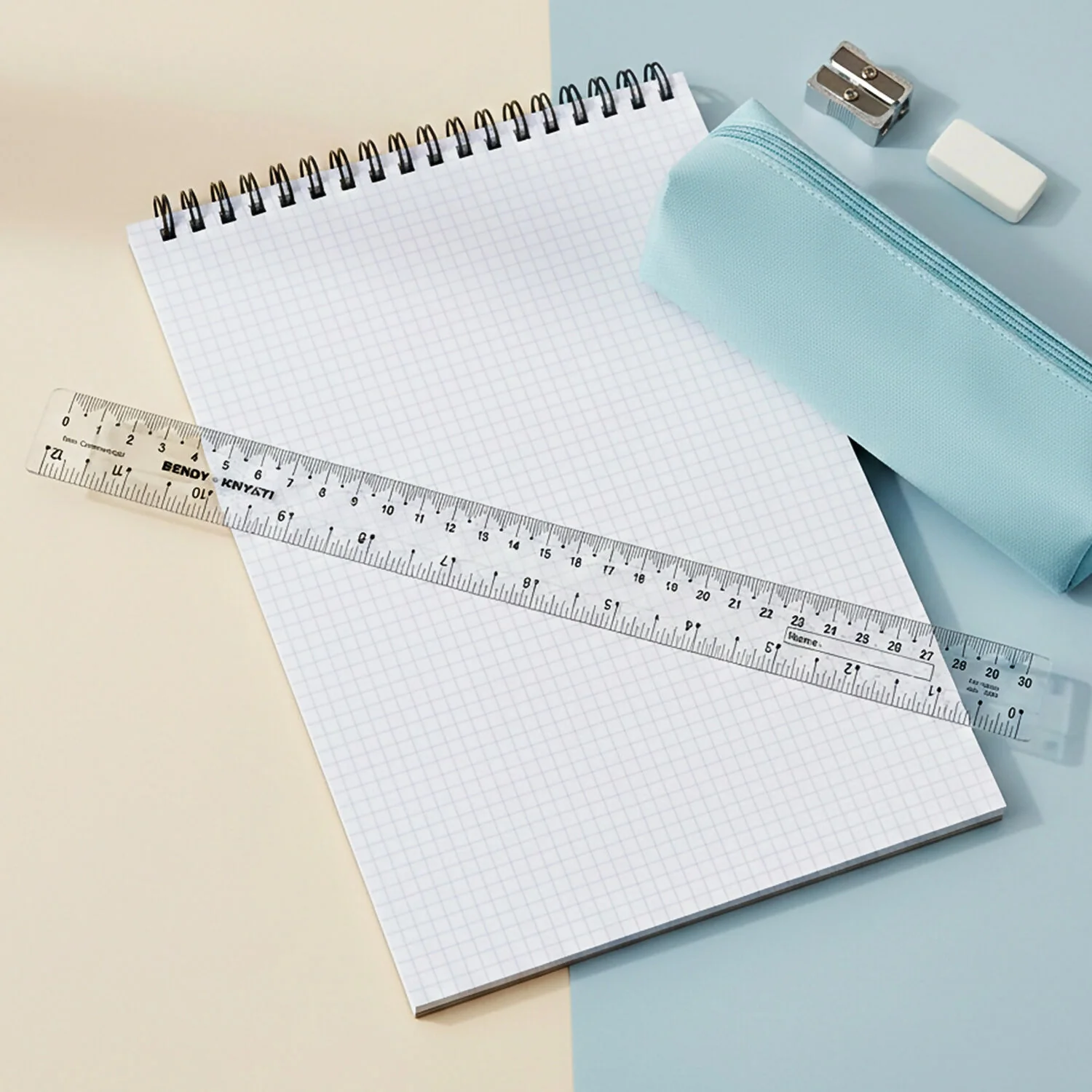 Flexible Transparent 30cm Bendy Ruler with Dual Scale Marking & Name Strip – Unbreakable Plastic (Pack of 5 Pieces) - Image 4