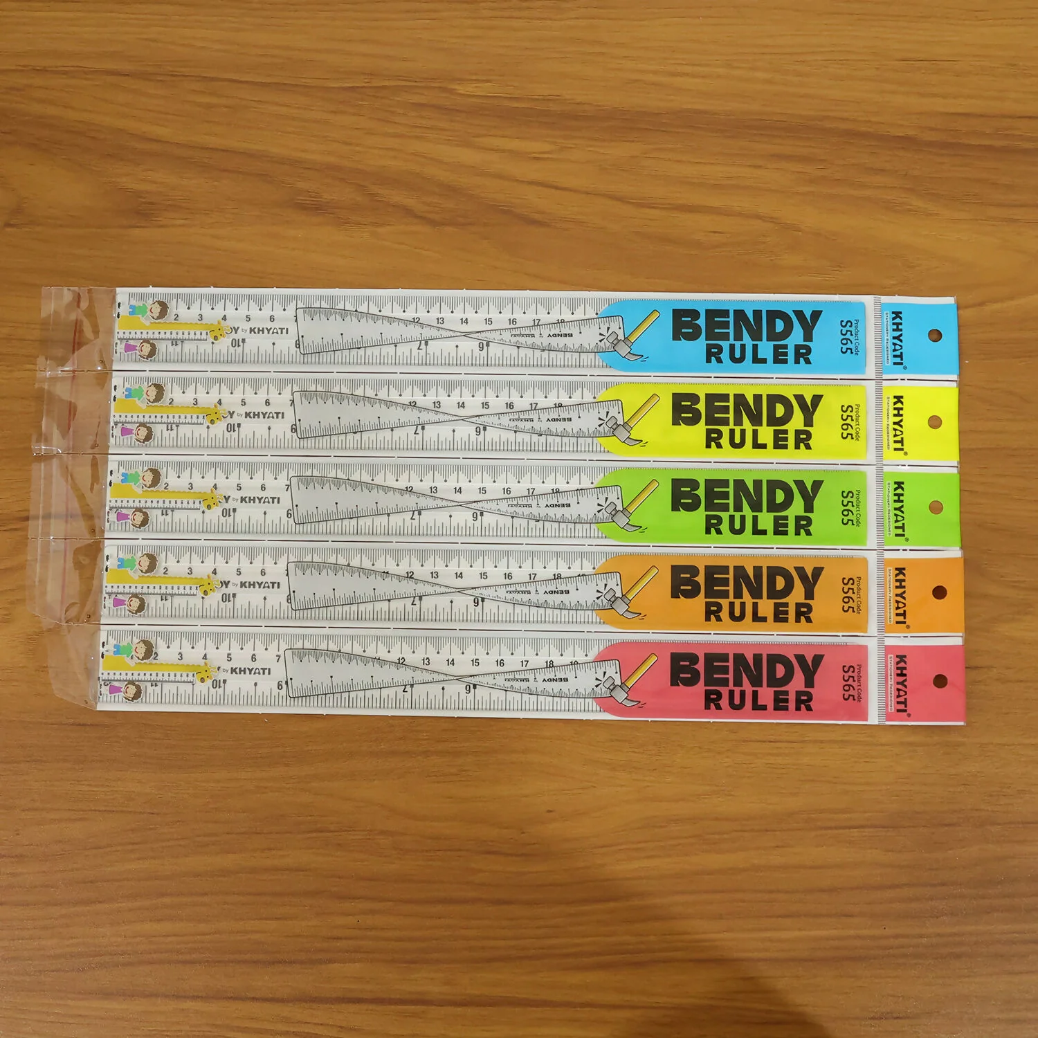 Flexible Transparent 30cm Bendy Ruler with Dual Scale Marking & Name Strip – Unbreakable Plastic (Pack of 5 Pieces) - Image 7