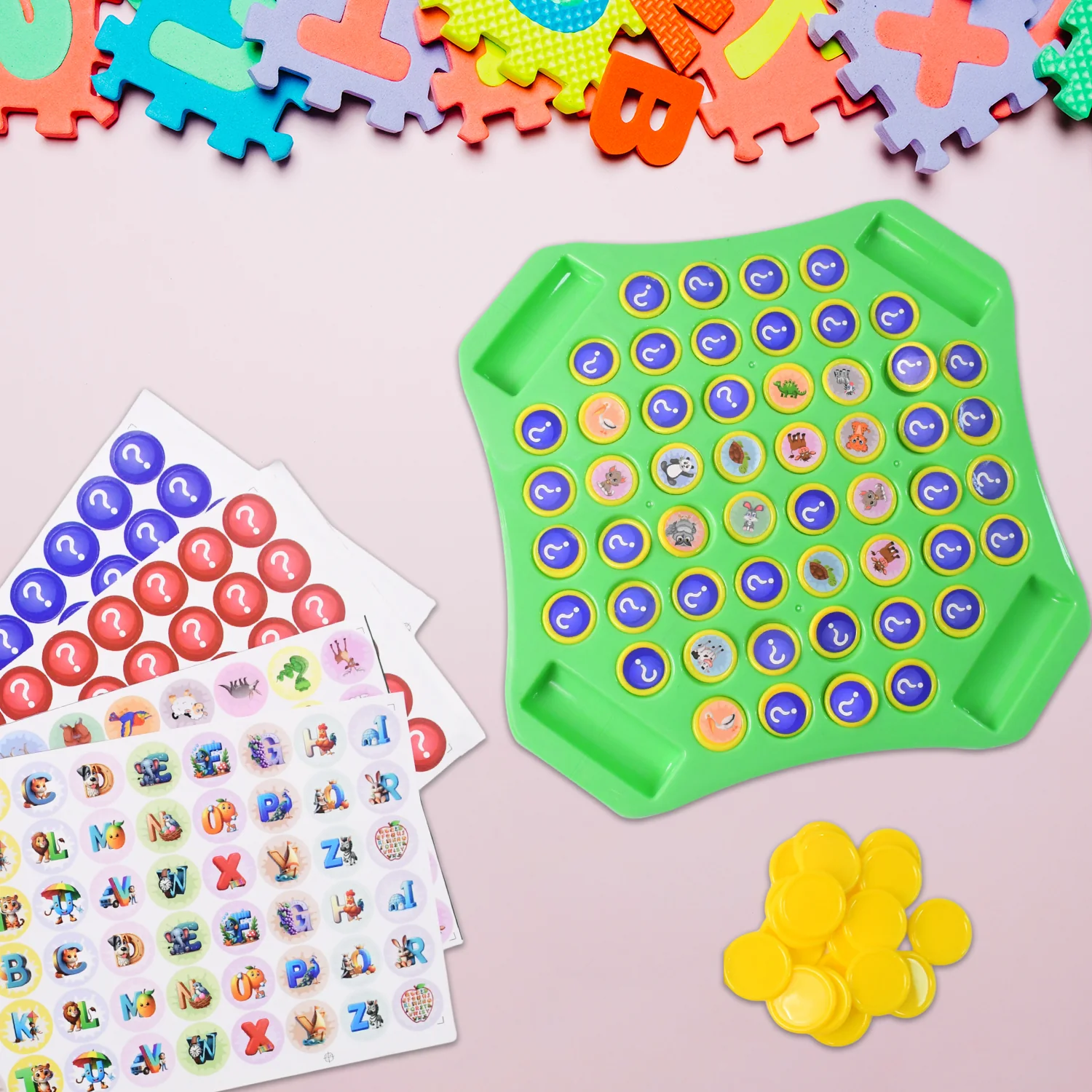 Flip & Match Educational Puzzle Game Toy (1 Set) - Image 3