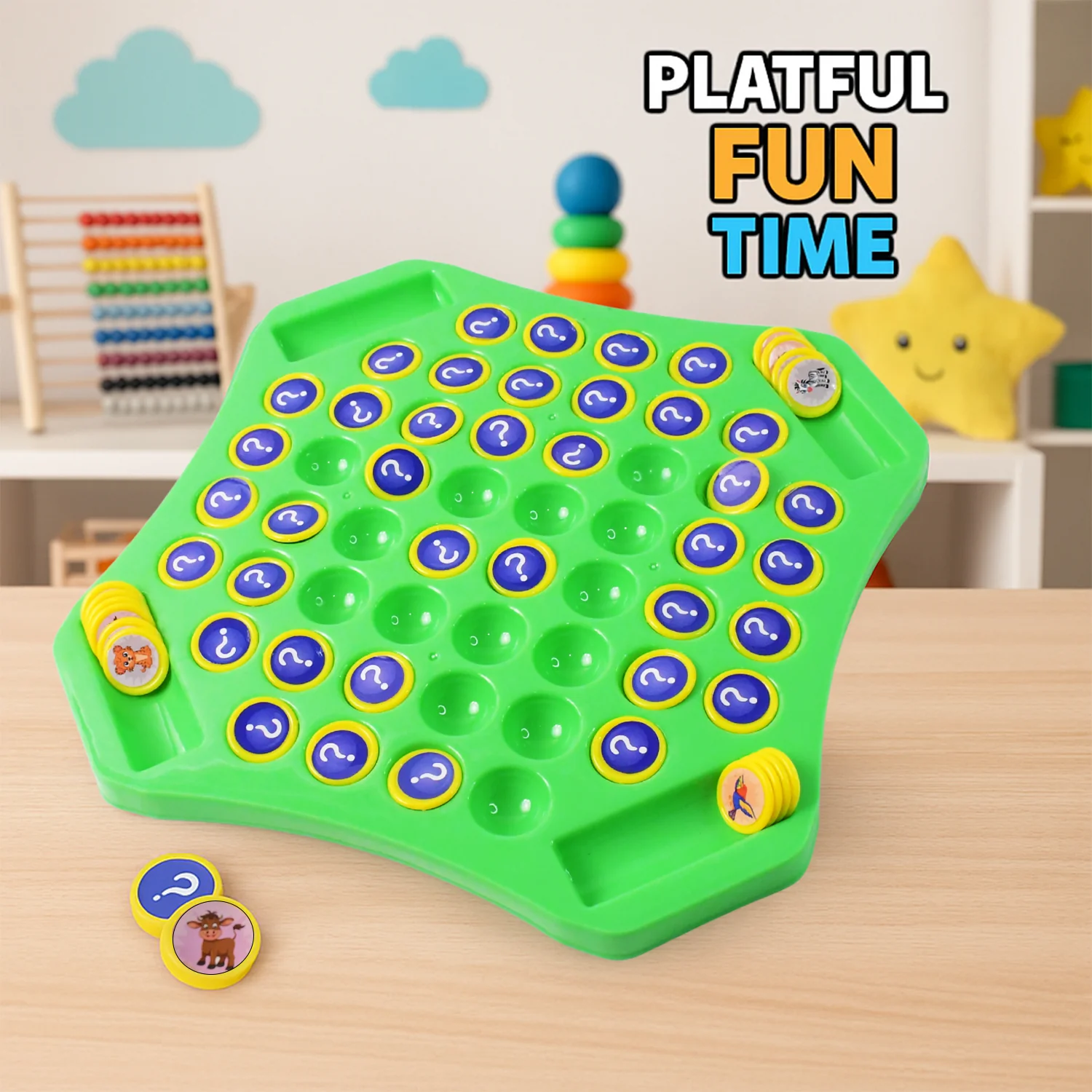 Flip & Match Educational Puzzle Game Toy (1 Set) - Image 7