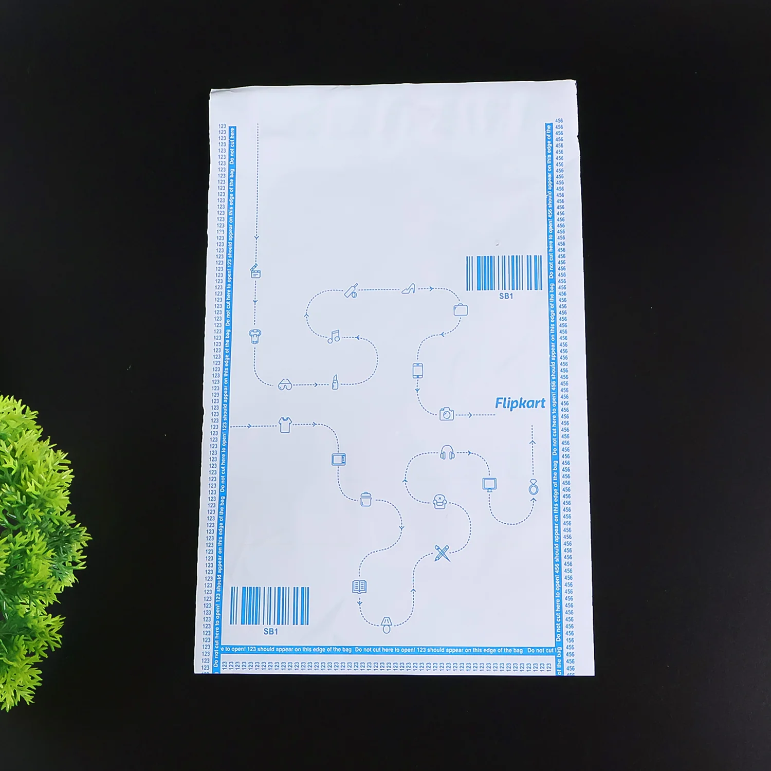 Flipkart Branded Security Courier Bags Medium Size, 100 Pcs Set - Image 6